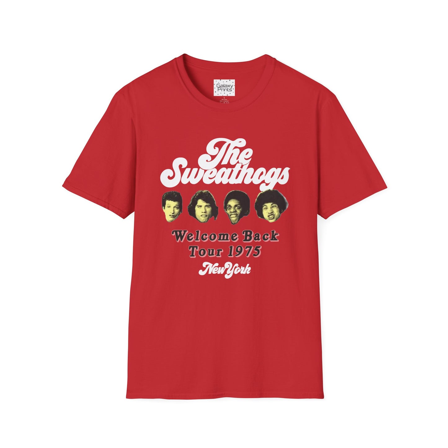 Unisex T-Shirt - POP Culture - 'The Sweathogs - From the Hit TV Sitcom Welcome Back Kotter' Arnold Horshack, Juan Epstein, Frieddie "Boom Boom" Washington, Vinnie Barbarino