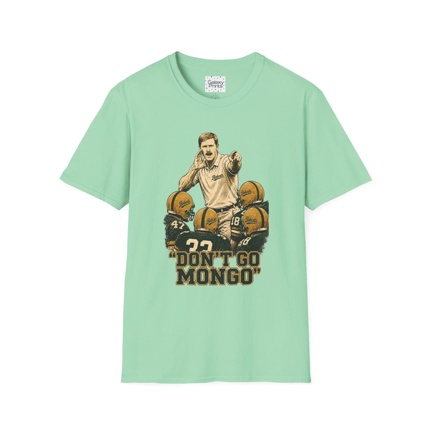 Lees-McRae College Bobcats Vintage Football T-Shirt — Coach Bryan "Don't Go MONDO" - Forever Undefeated