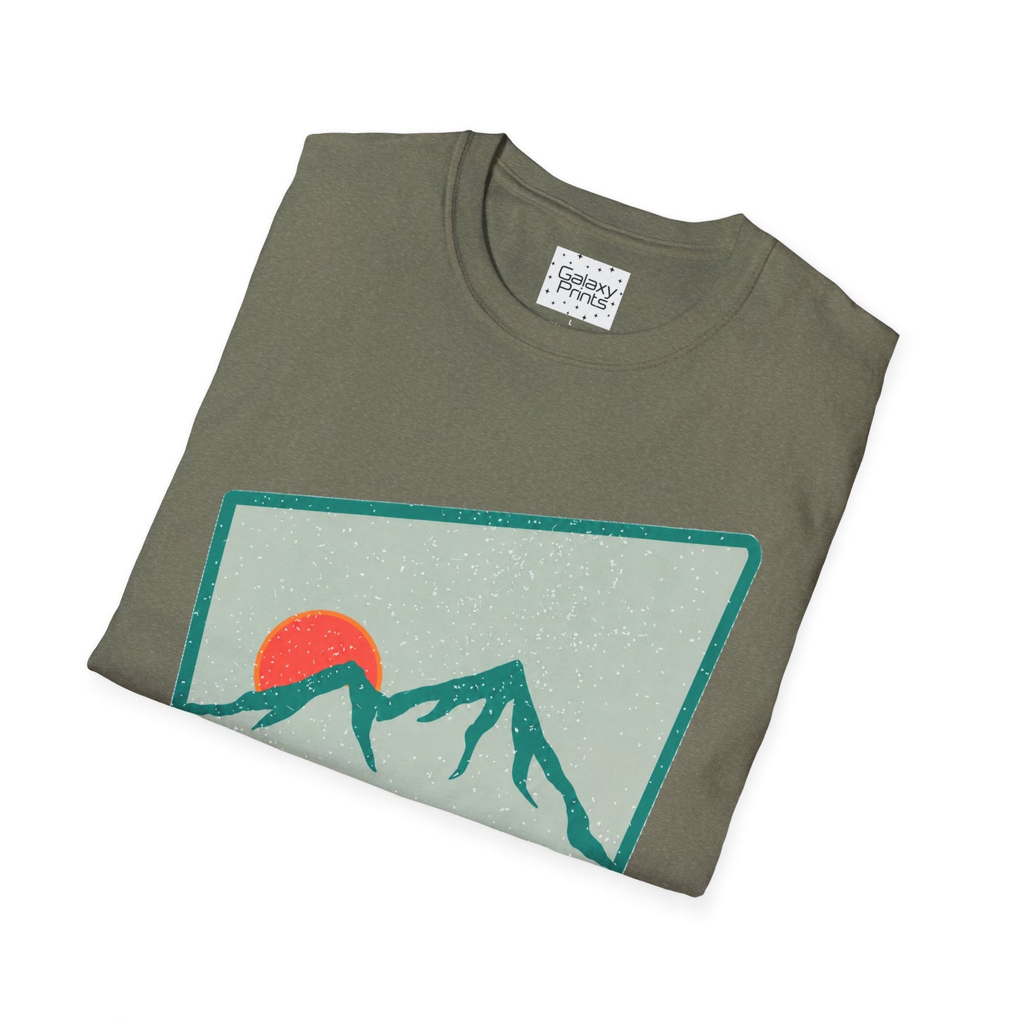 Beech Mountain NC Let it Snow T-Shirt — Retro Mountain Sunrise Snow Tee