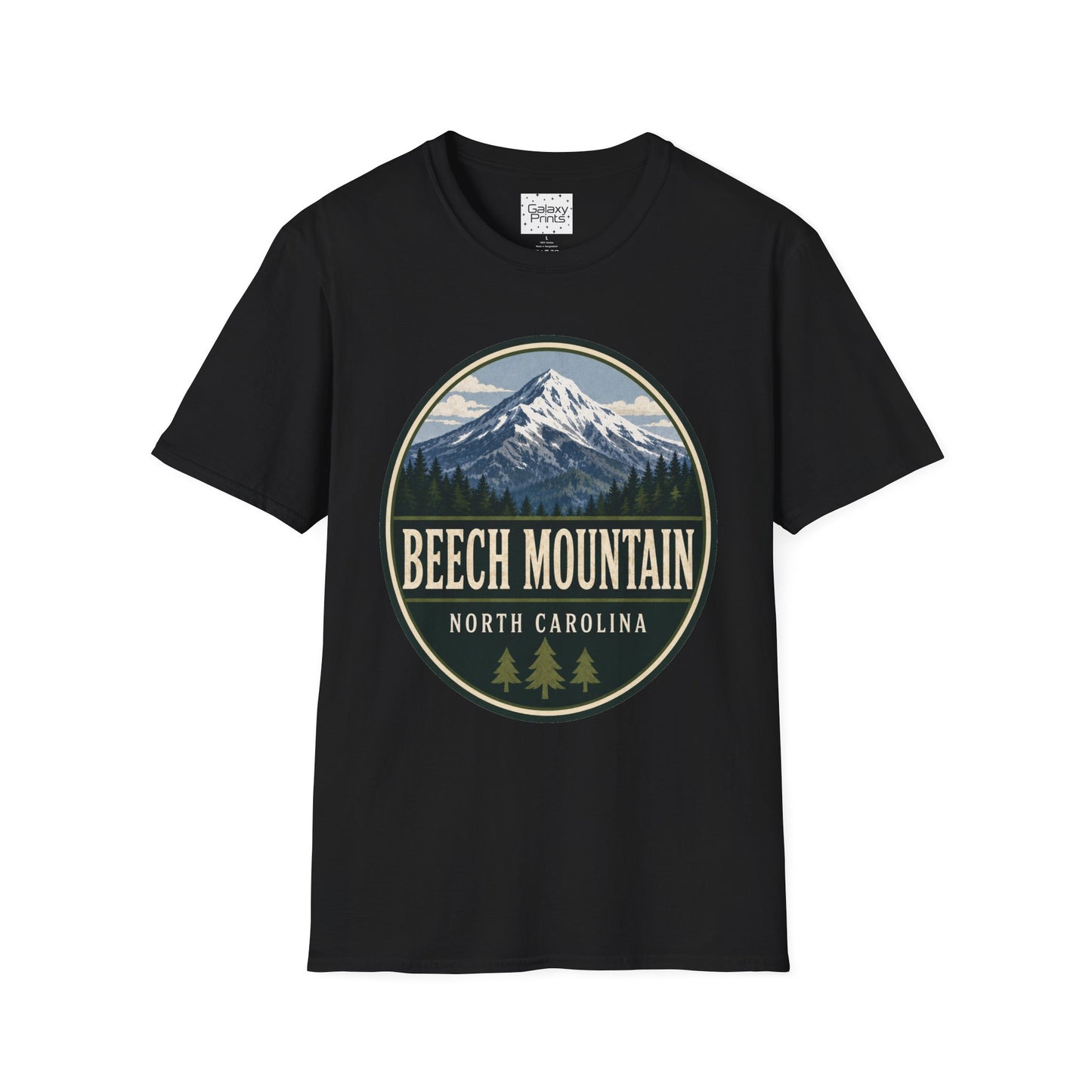 Mountain Graphic T-Shirt — “Beech Mountain, North Carolina” Vintage Outdoor Tee