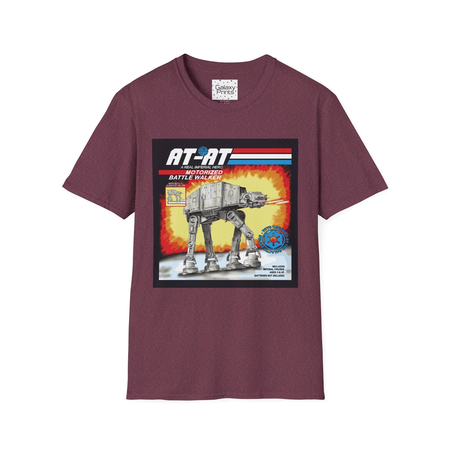 Star Wars AT-AT Walker Toy Box Retro Graphic Unisex Softstyle T-Shirt