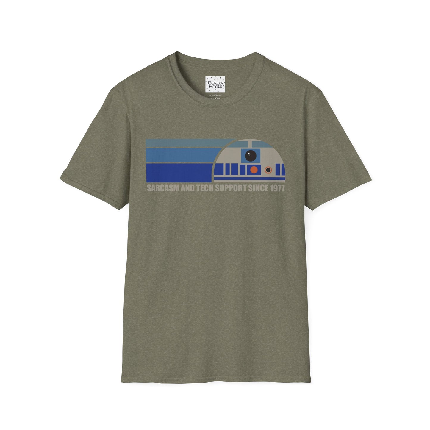 Star Wars Inspired Unisex T-Shirt - 'Sarcasm and Tech Support Since 1977' Graphic Tee