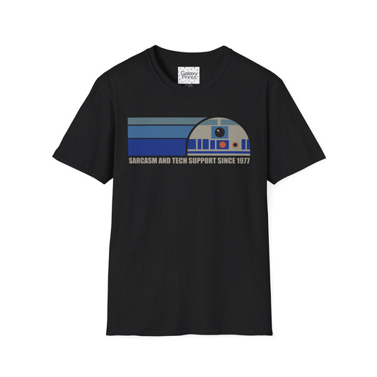 Star Wars Inspired Unisex T-Shirt - 'Sarcasm and Tech Support Since 1977' Graphic Tee