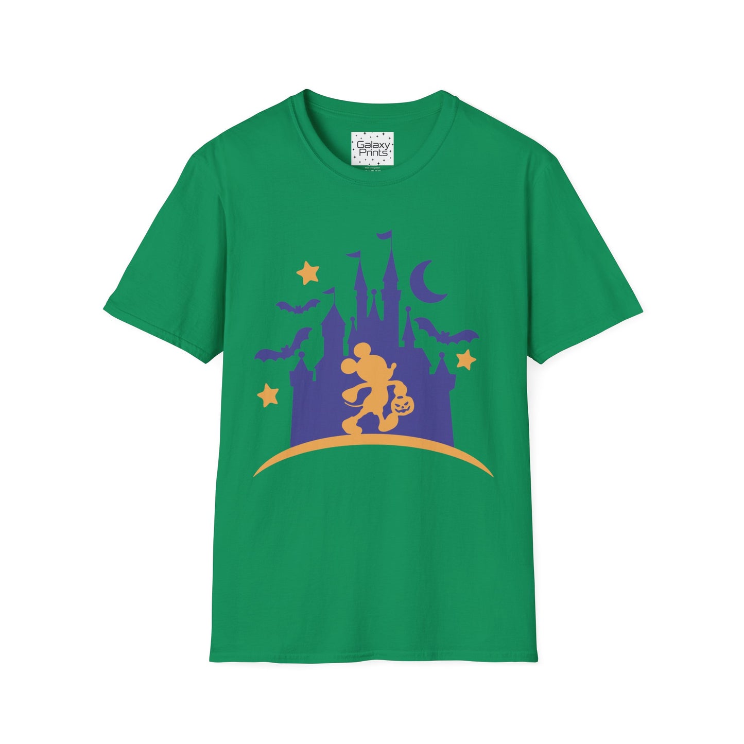 Unisex T-Shirt - DISNEY Inspired - 'Mickey gone trick or treating at the Castle in WDW'