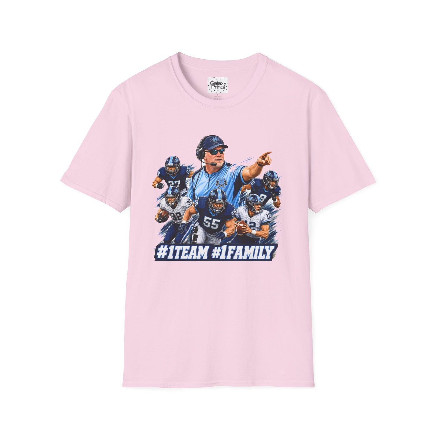 Hoggard Vikings Inspired - 1TEAM 1FAM -2  - Viking Helmet - Unisex T-Shirt 2
