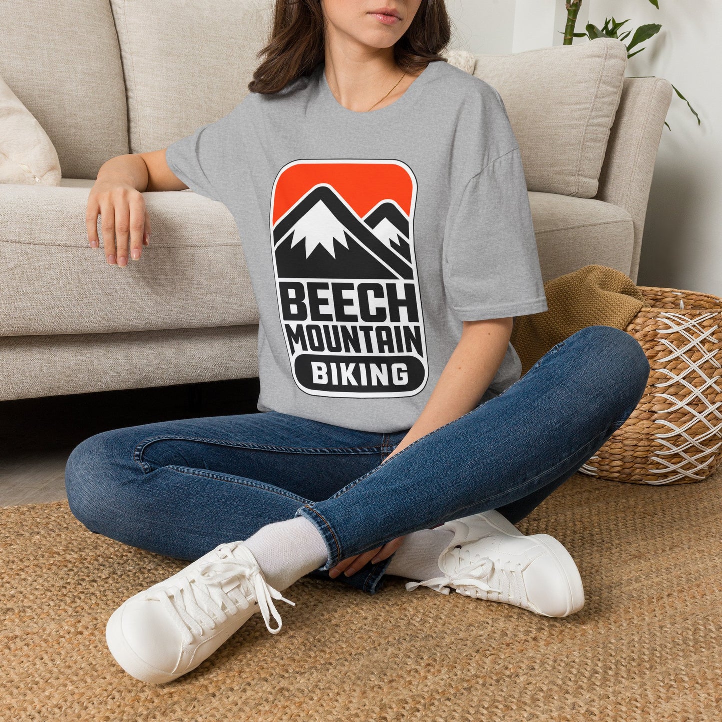 Beech Mountain Biking Logo Tee — Mountain Biking T-Shirt