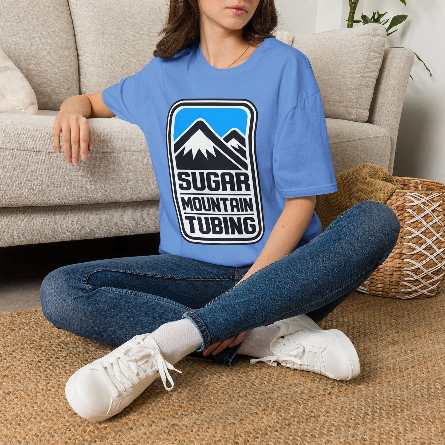 Sugar Mountain Tubing T‑Shirt — Retro Ski Mountain Graphic Tee
