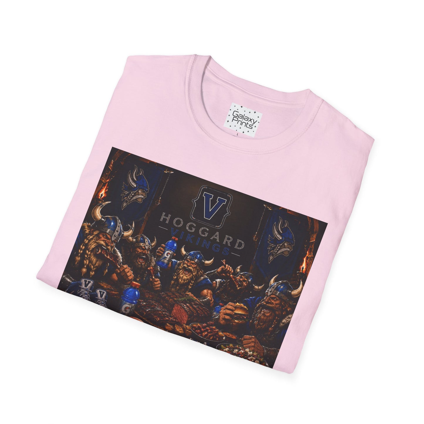 Vikings Basketball Feast T‑Shirt — Hoggard School Spirit Tee - Men's Baseball