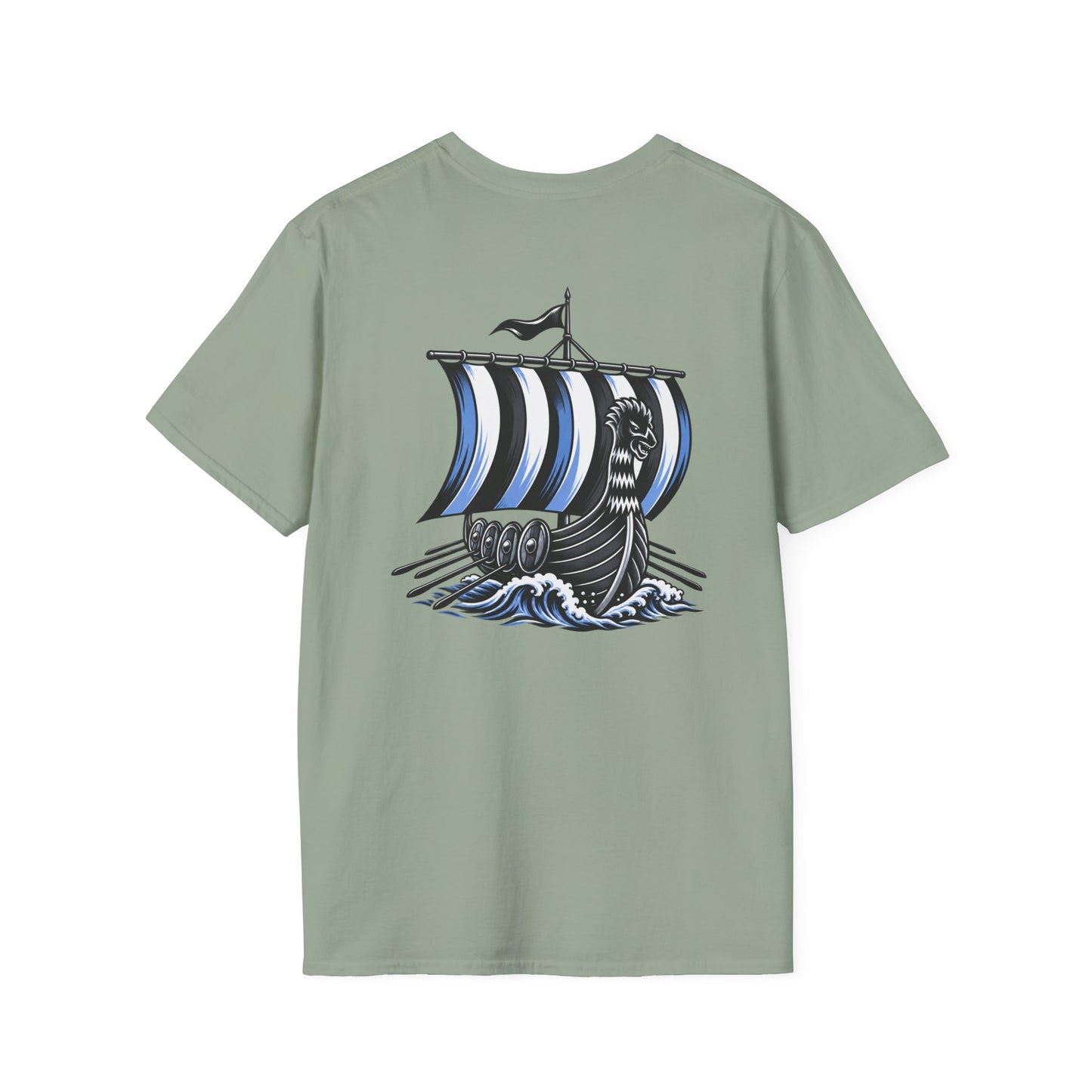 Hoggard - H w/ Axes T-Shirt – Blue 'H' with Crossed Battle Axes Graphic Spirit Tee
