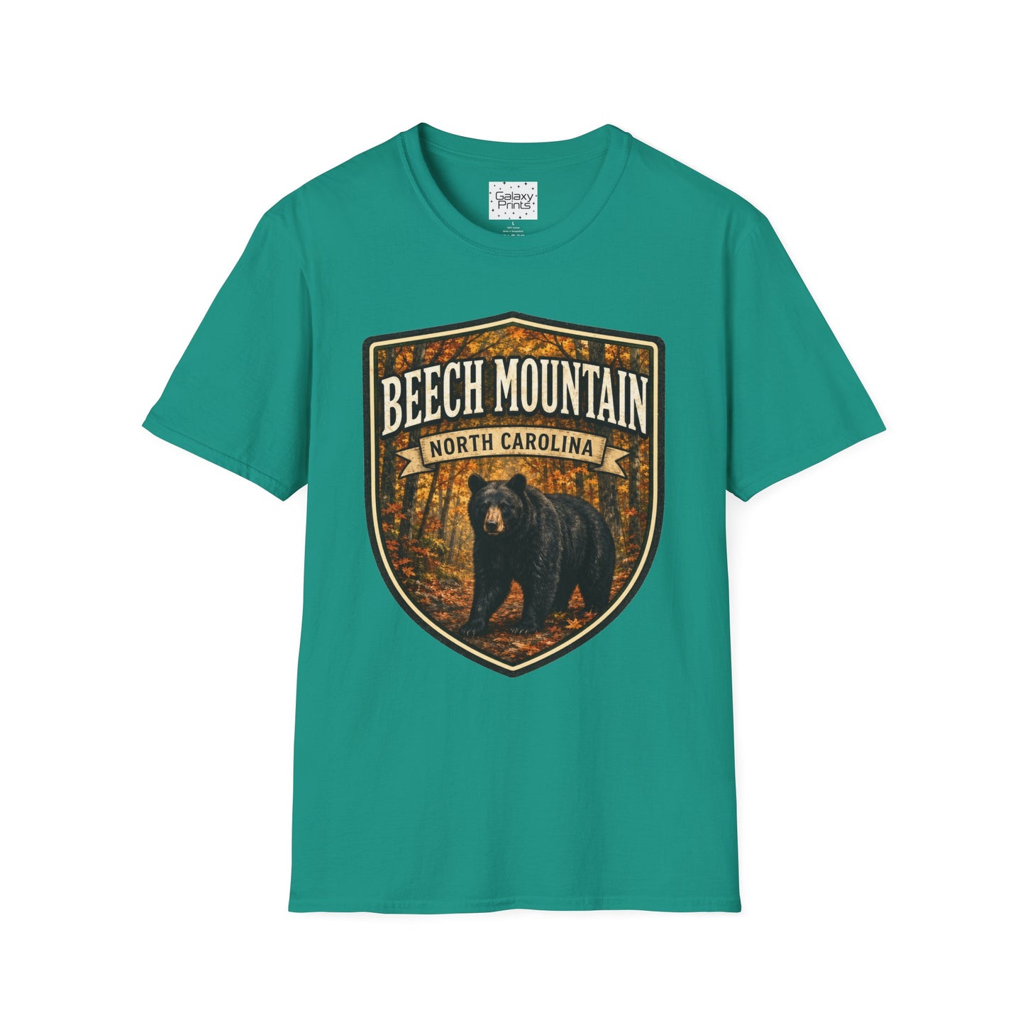 Beech Mountain North Carolina T-Shirt — Rustic Bear Mountain Graphic Tee