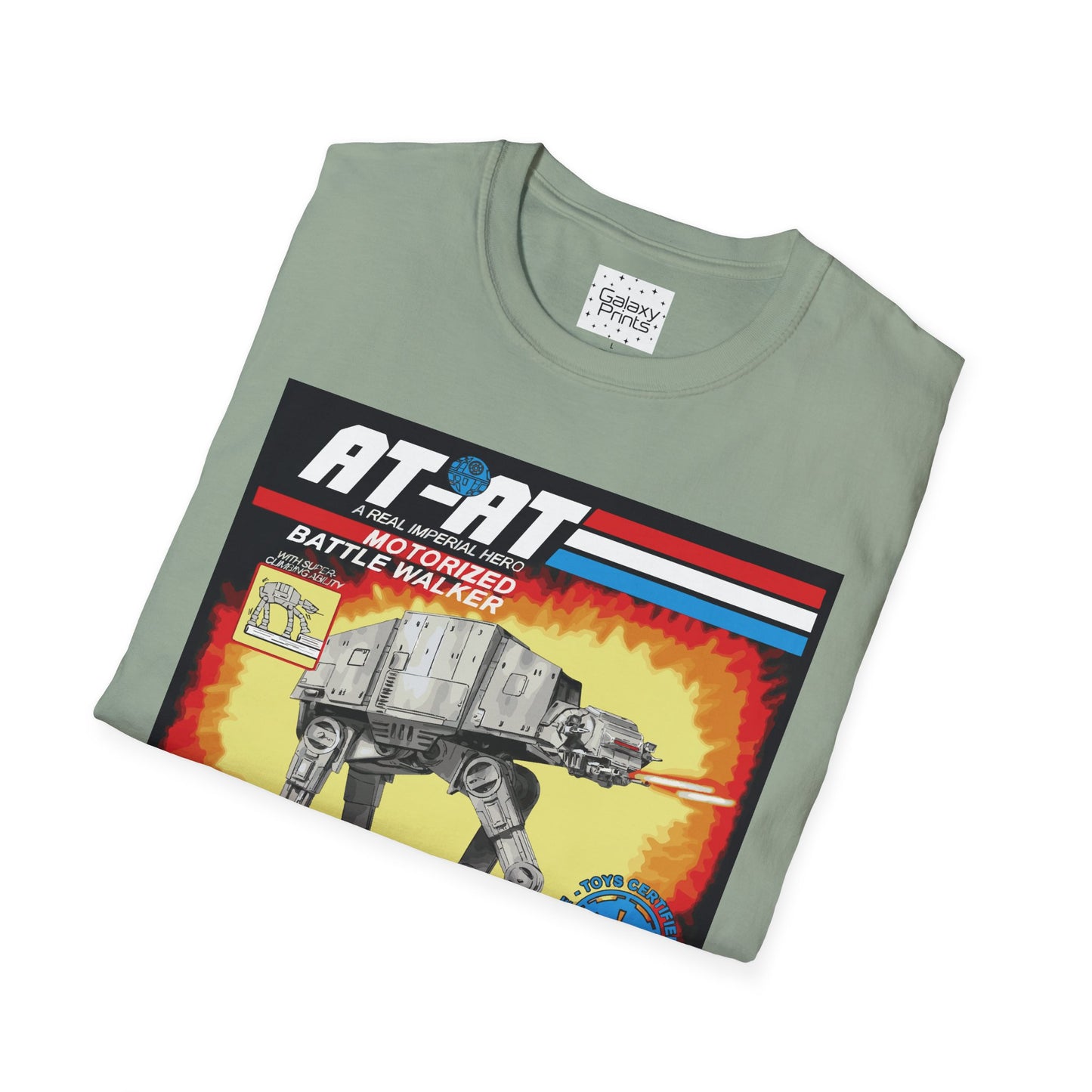 Star Wars AT-AT Walker Toy Box Retro Graphic Unisex Softstyle T-Shirt