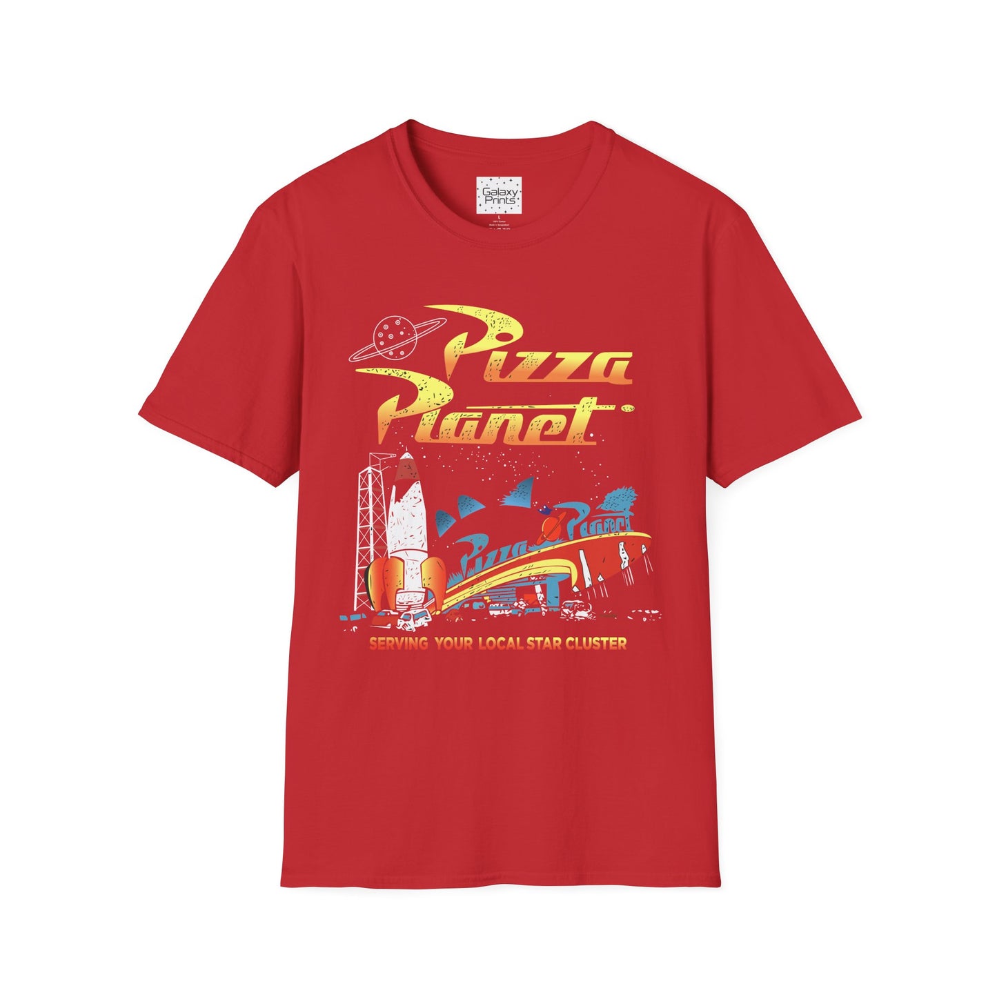 DISNEY inspired Unisex T-Shirt - Pizza Planet 'Serving Your Local Star Cluster'
