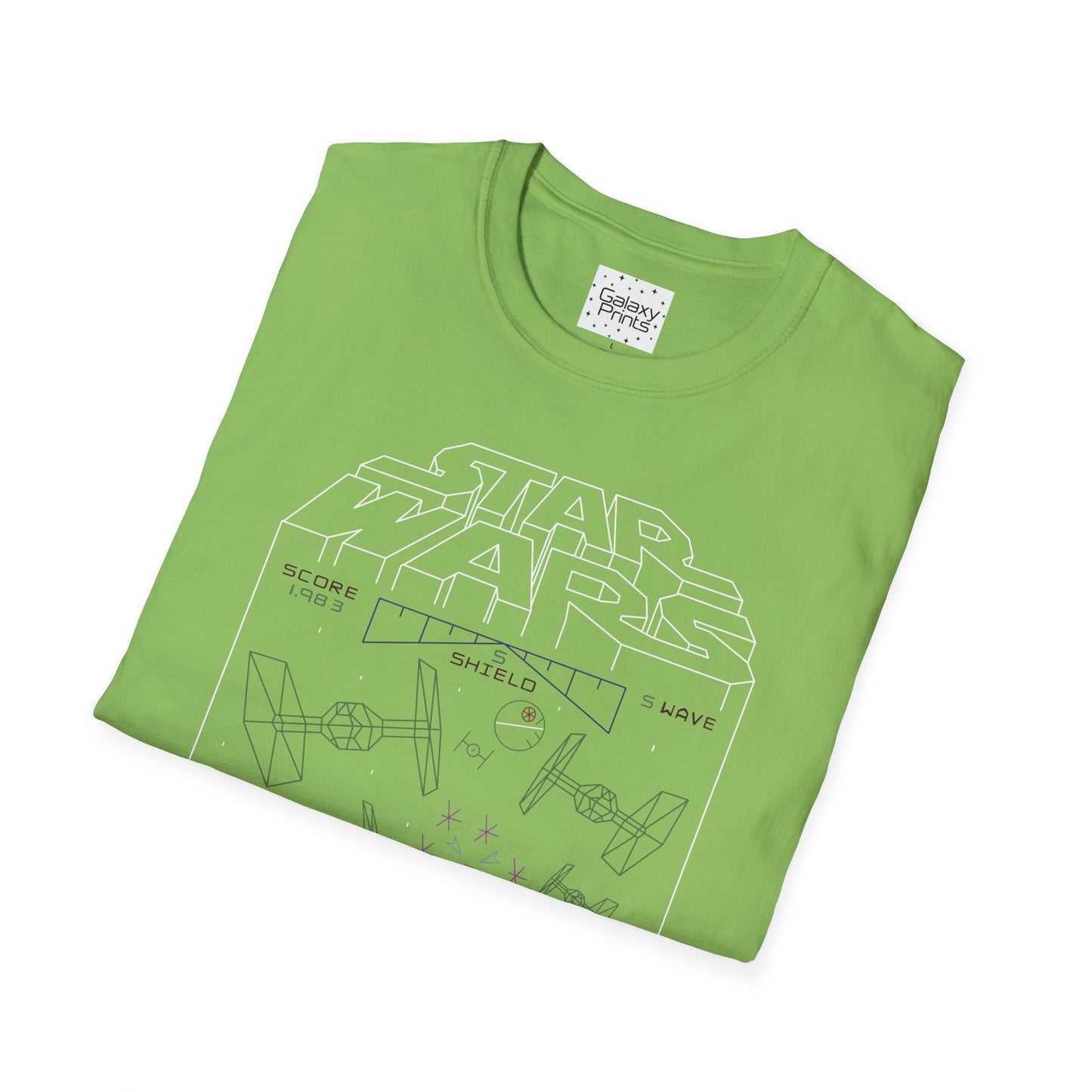 Star Wars Inspired Unisex T-Shirt - 'STAR WARS 1983 Arcade Video Game Screen Rendering' Graphic Tee