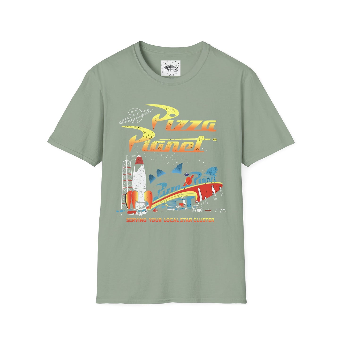 DISNEY inspired Unisex T-Shirt - Pizza Planet 'Serving Your Local Star Cluster'