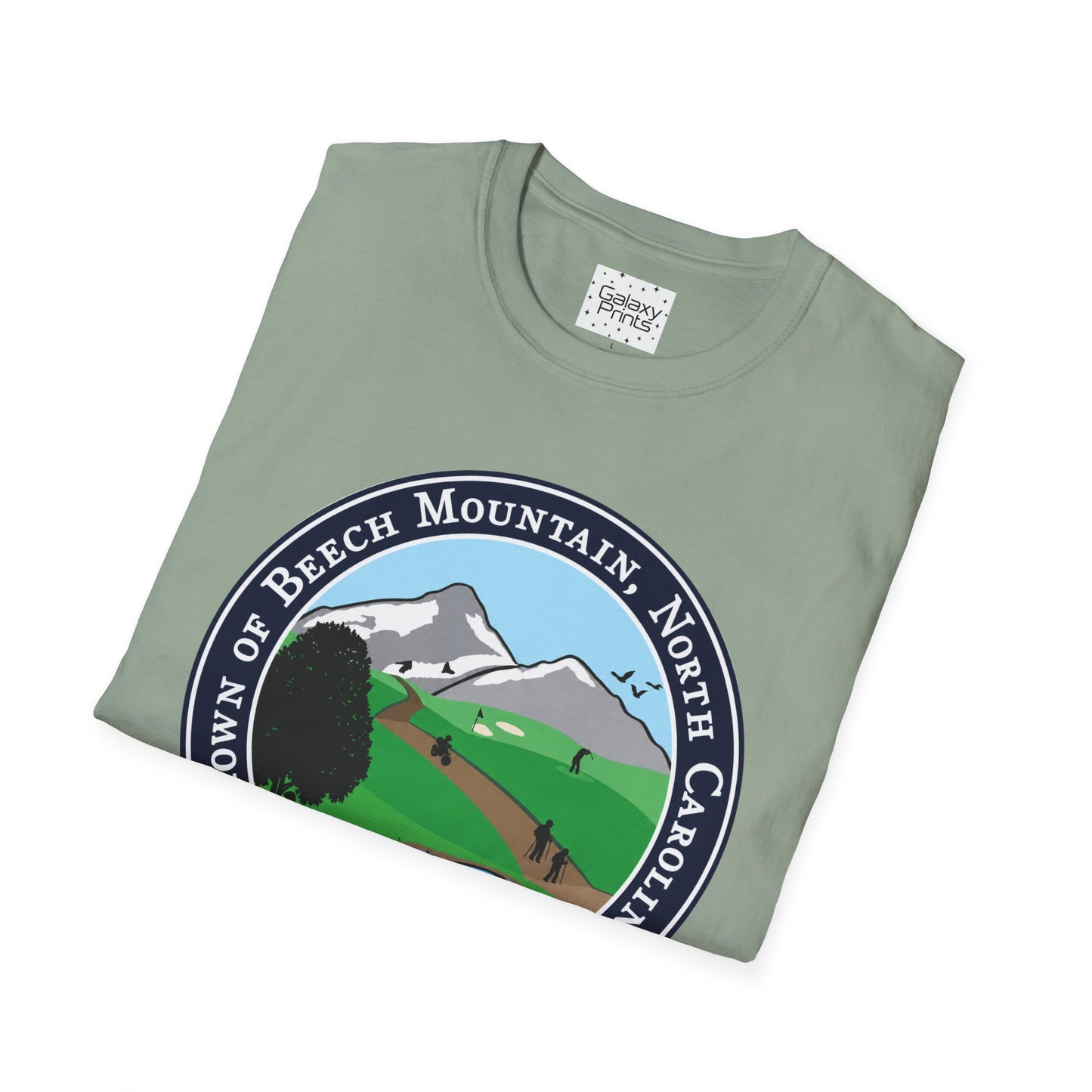 The Town of Beech Mountain, North Carolina Seal T-Shirt — Scenic Mountain Town Tee