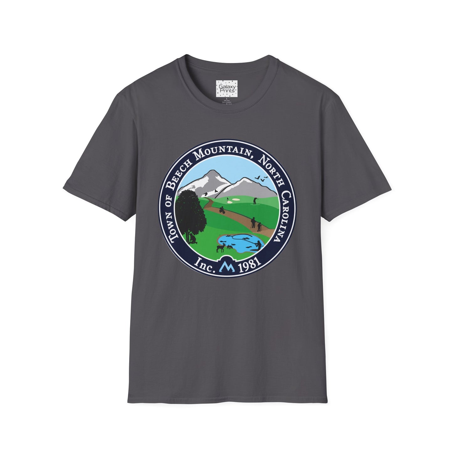 The Town of Beech Mountain, North Carolina Seal T-Shirt — Scenic Mountain Town Tee
