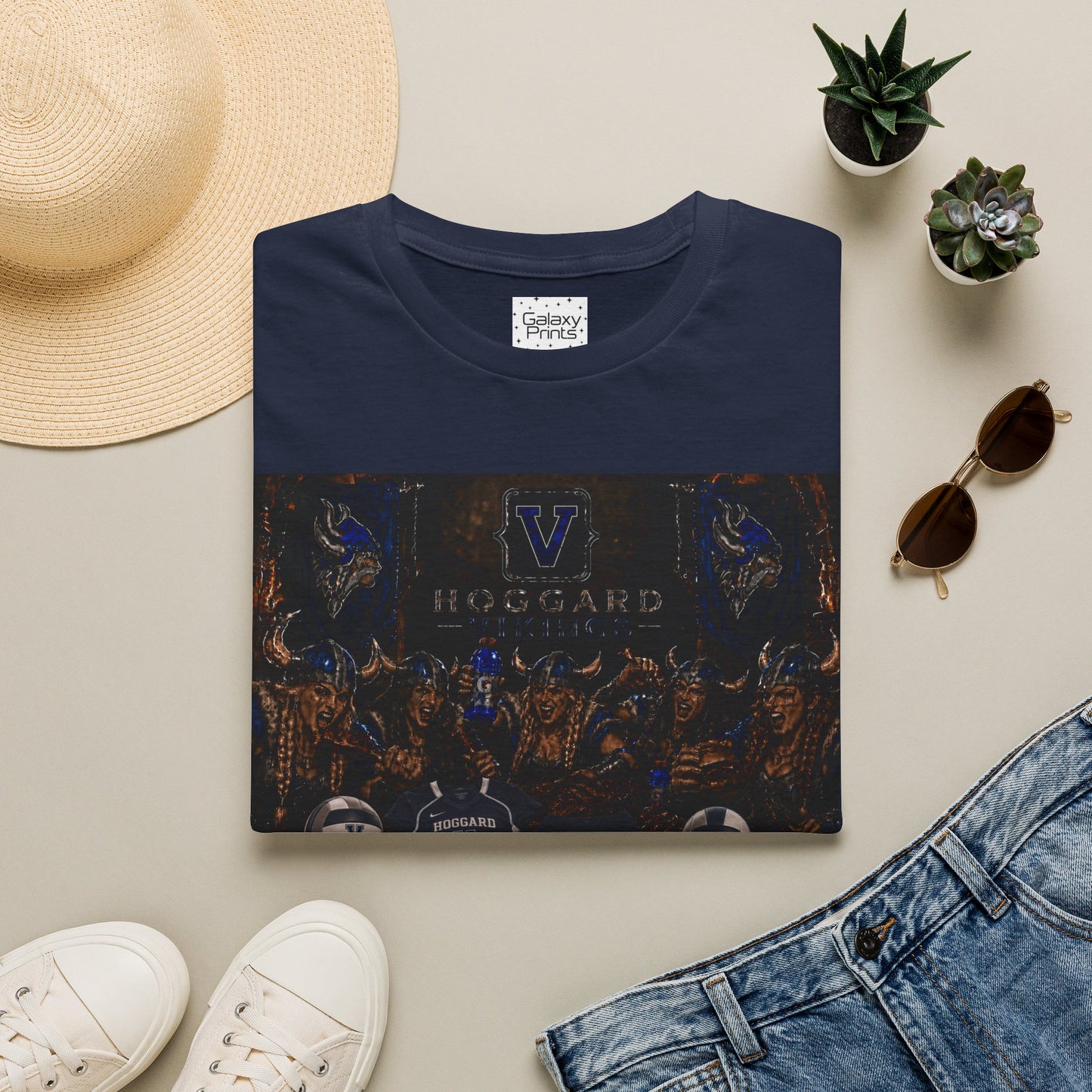 Lady Vikings Volleyball Feast T‑Shirt — Hoggard School Spirit Tee - Ladies Volleyball