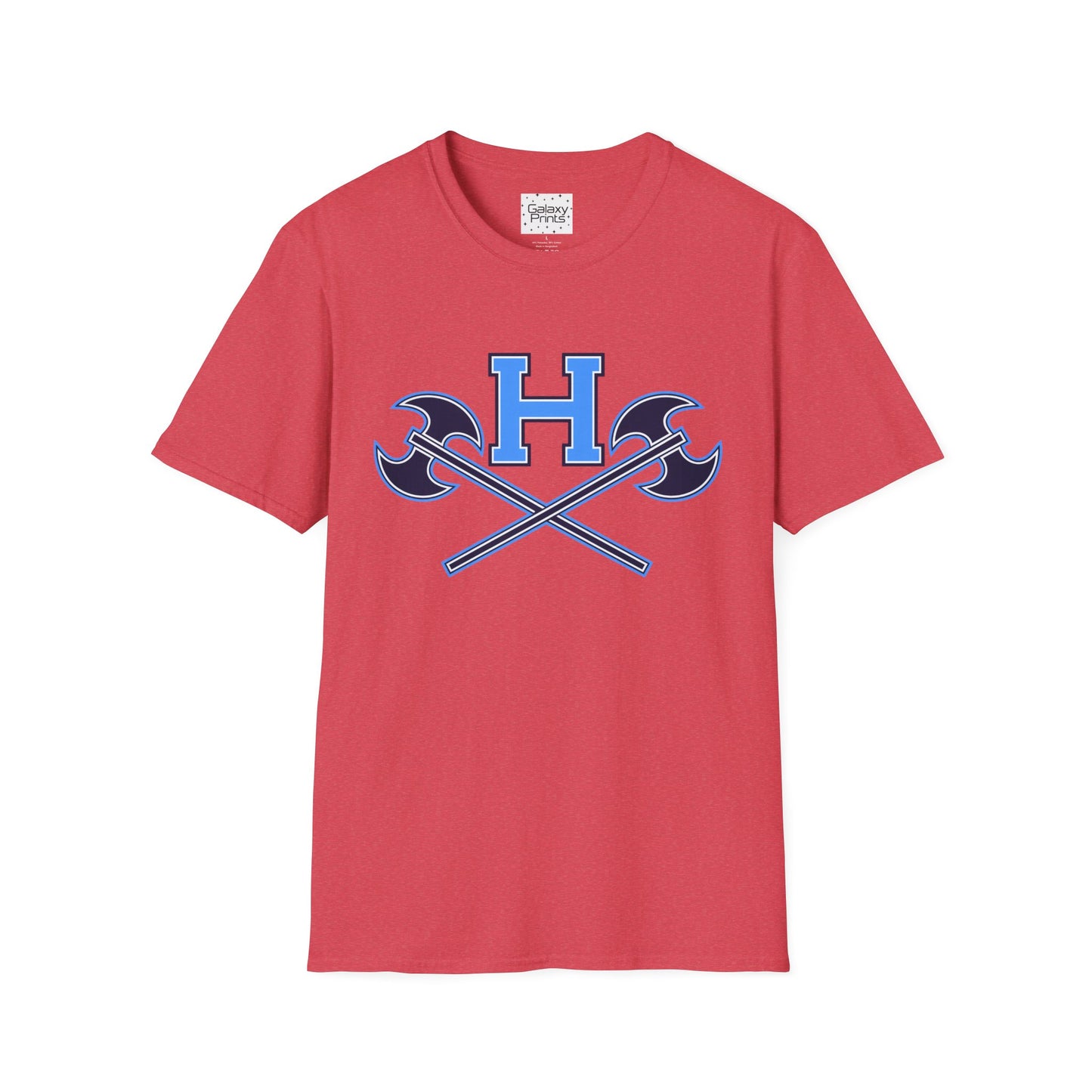 Hoggard - H w/ Axes T-Shirt – Blue 'H' with Crossed Battle Axes Graphic Spirit Tee