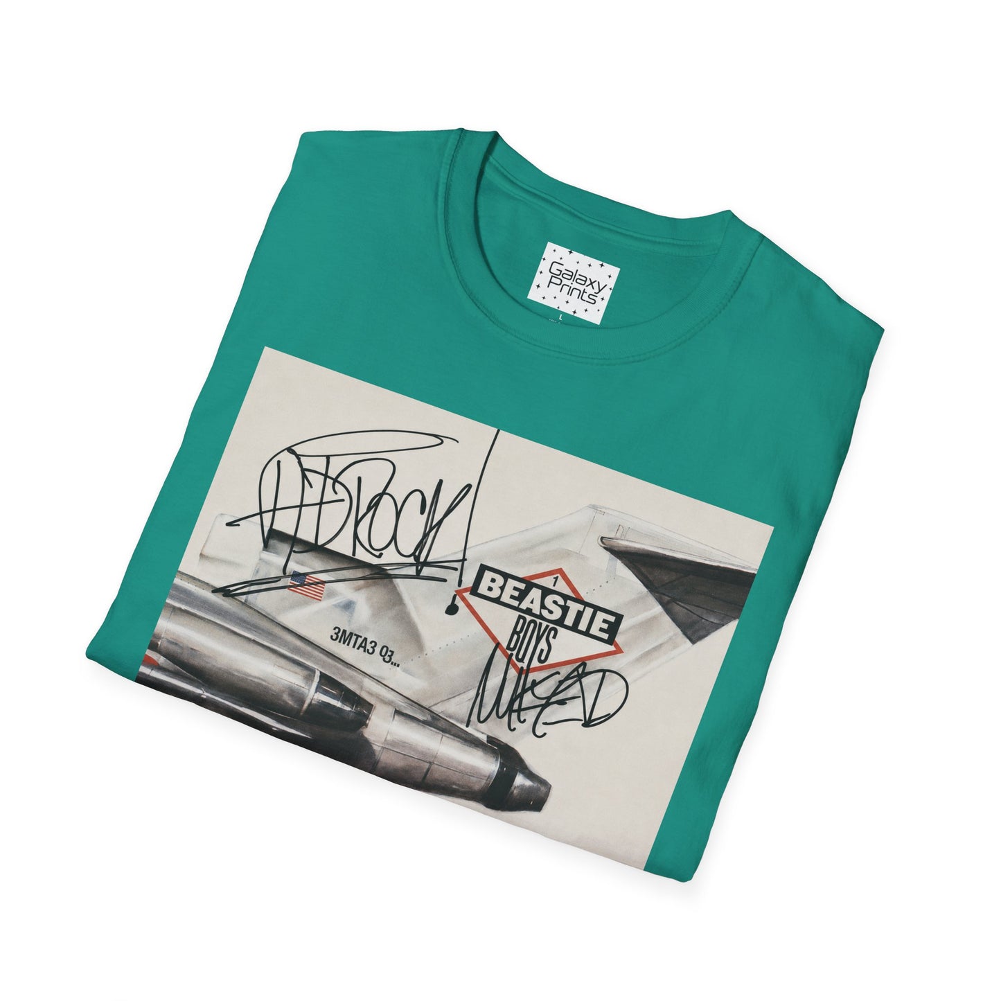 B-Boys "Licensed to Ill" Autographed Band T-Shirt - Graffiti