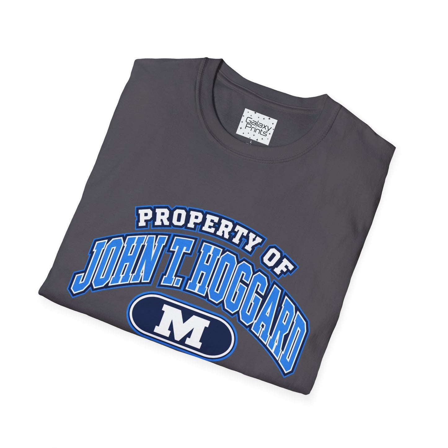 Property of JTH Vikings T‑Shirt M — Viking in Power Circle back - Hoggard School Spirit Tee