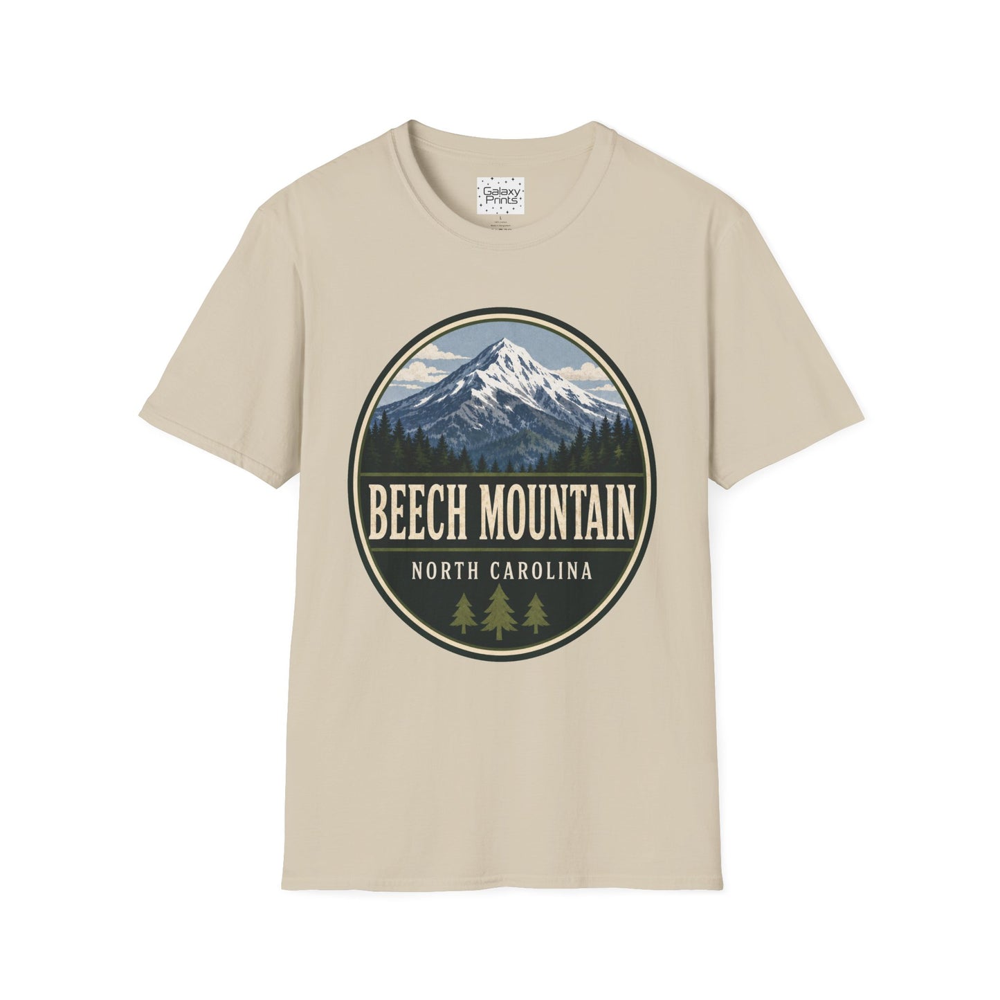 Mountain Graphic T-Shirt — “Beech Mountain, North Carolina” Vintage Outdoor Tee