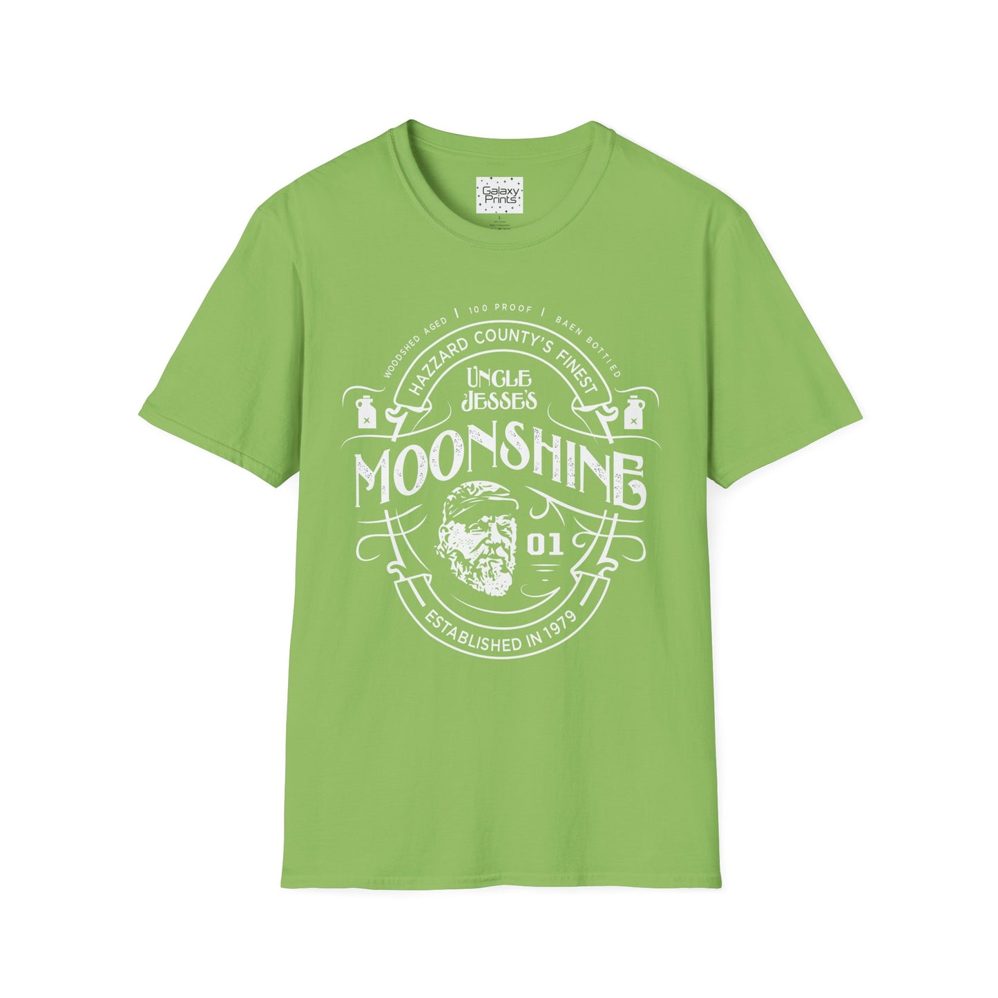 Unisex T-Shirt - POP Culture - 'From the Hit TV Show The Duke's of Hazzard - Uncle Jesse's Moonshine 1979'