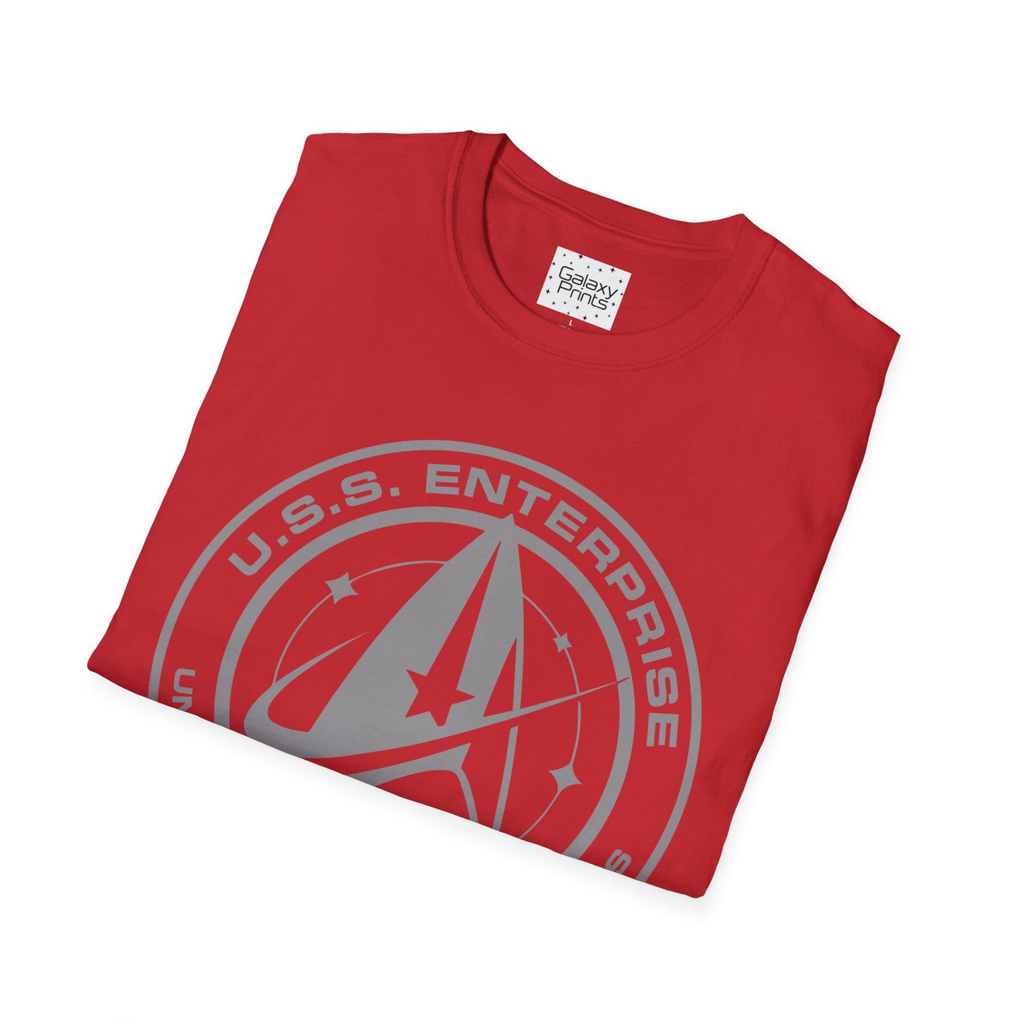 Unisex T-Shirt - POP Culture - 'From STAR TREK the TV & Movie HIT Franchises - U.S.S. Enterprise Flight Patch'
