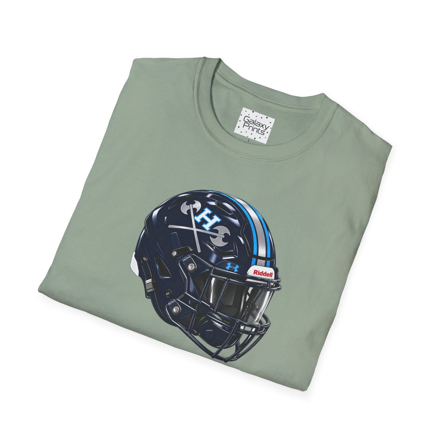Unisex T-Shirt - Hoggard Vikings Inspired - Hoggard helmet and 'Domination is a State of Mind' - over our rivals