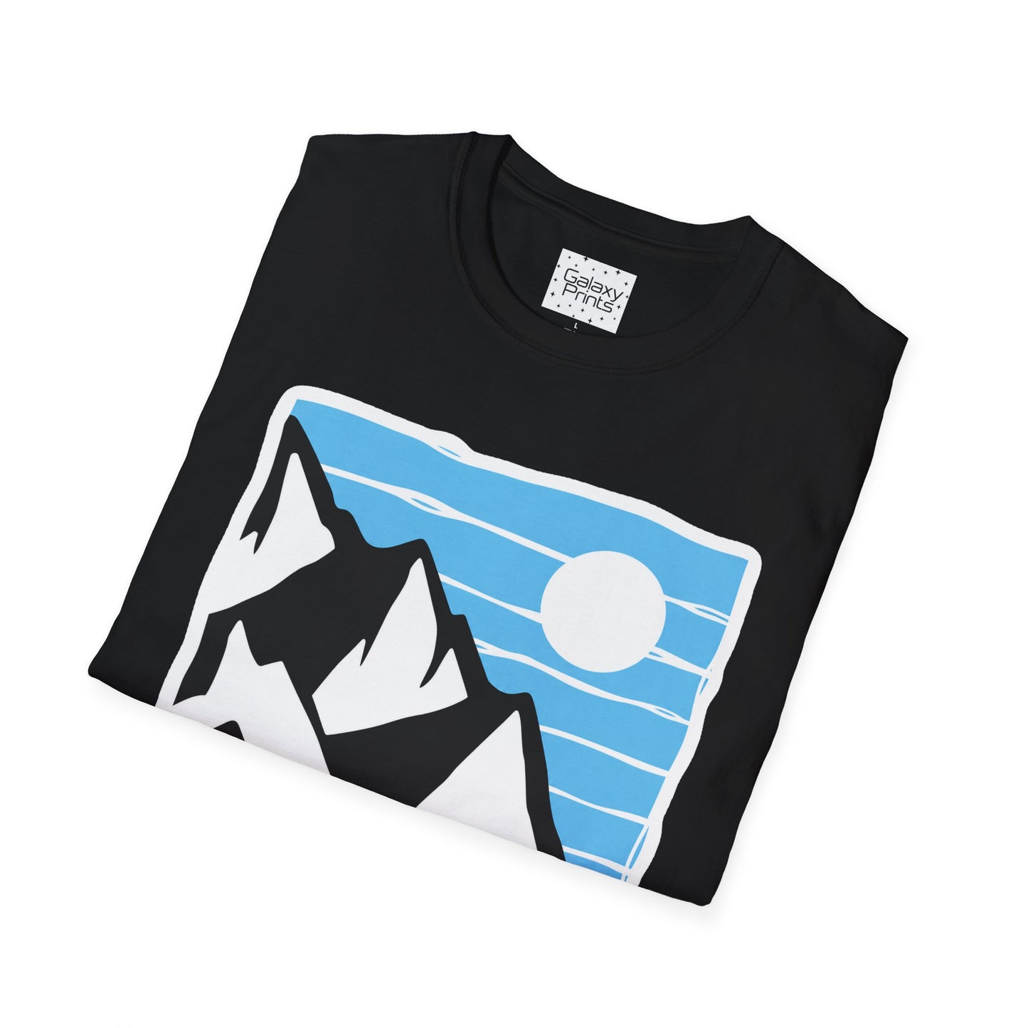 Beach Mountain North Carolina T-Shirt — Retro Mountain Range Sun Graphic Tee