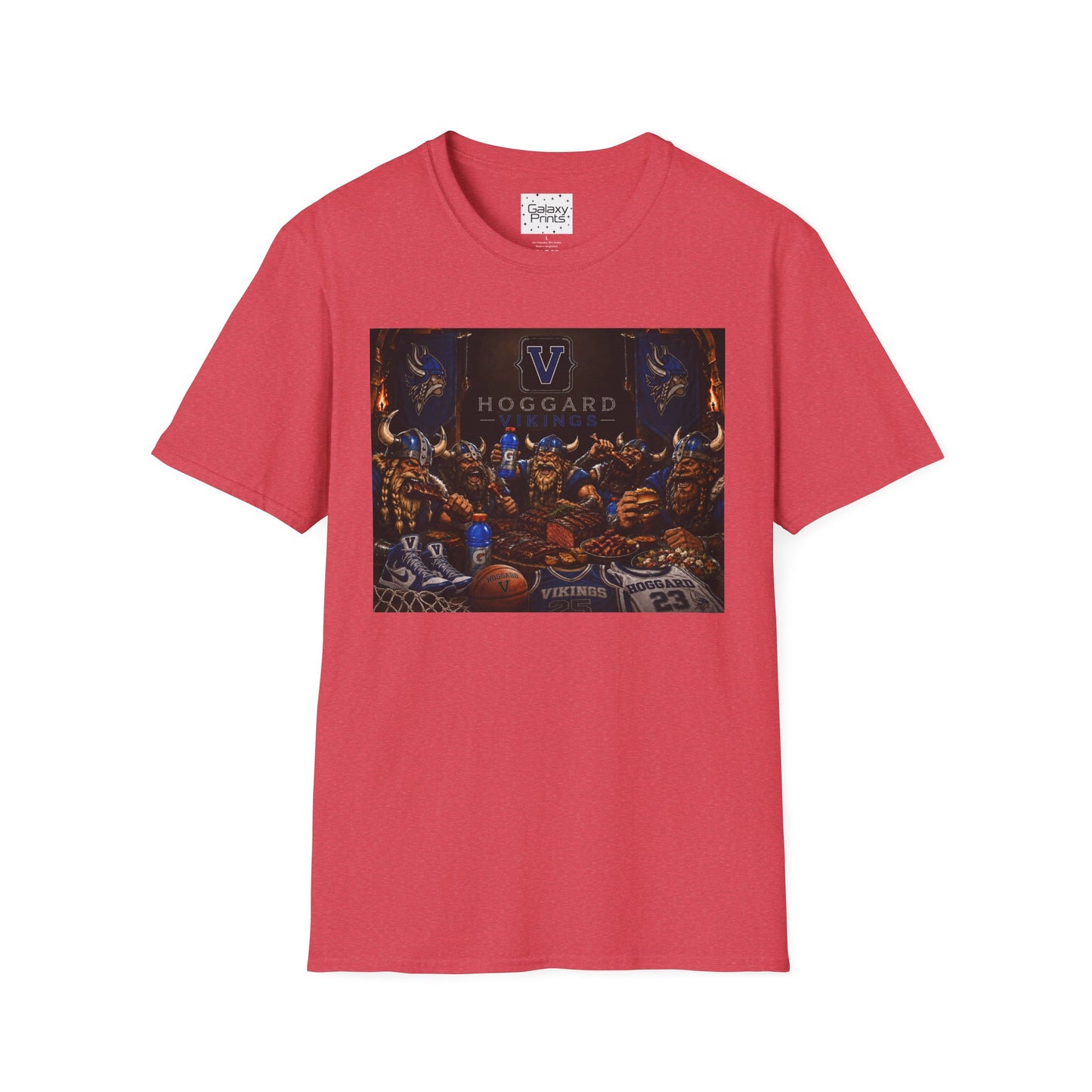 Vikings Basketball Feast T‑Shirt — Hoggard School Spirit Tee - Men's Baseball
