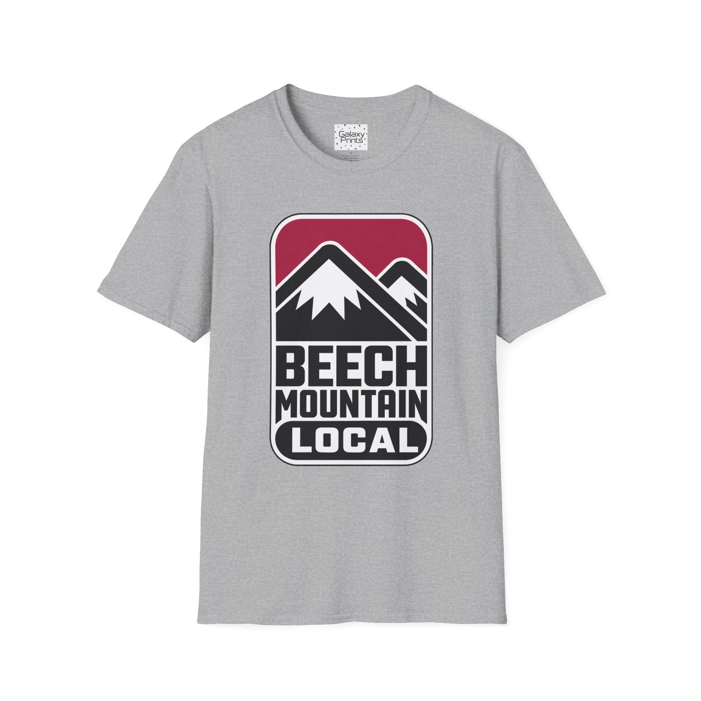 Beech Mountain Local T-Shirt - Retro Mountain Badge Graphic