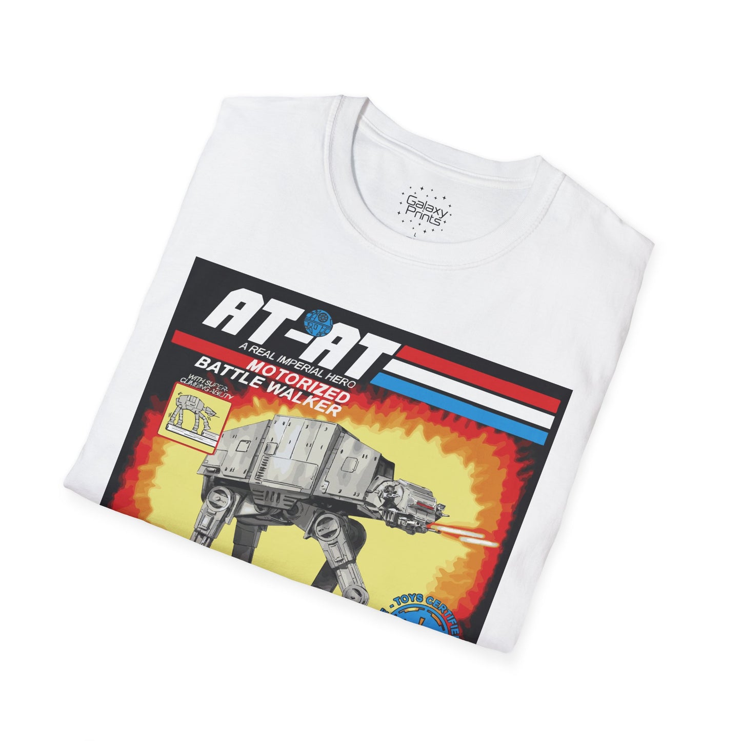Star Wars AT-AT Walker Toy Box Retro Graphic Unisex Softstyle T-Shirt