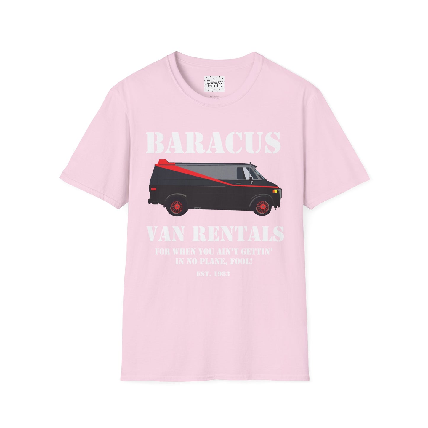 Unisex T-Shirt - POP Culture - The 'A-TEAM & Baracus' Van Rentals'