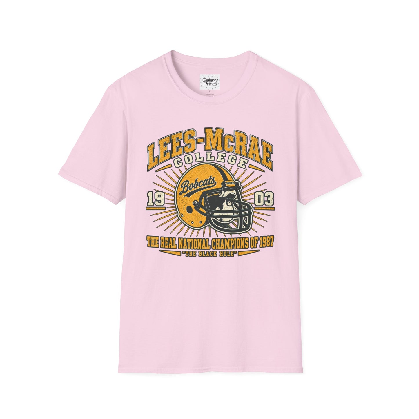 Lees-McRae College Bobcats Vintage Football T-Shirt — Retro 1903 Design