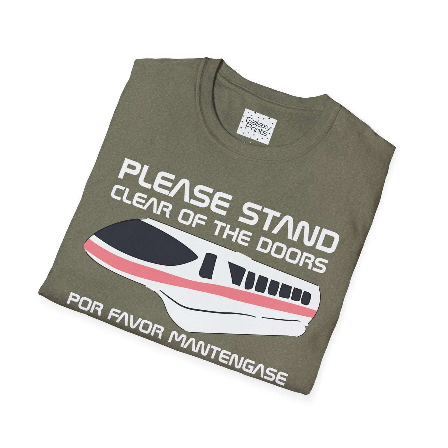 DISNEY inspired Unisex T-Shirt - Monorail Please Stand Clear Of The Doors