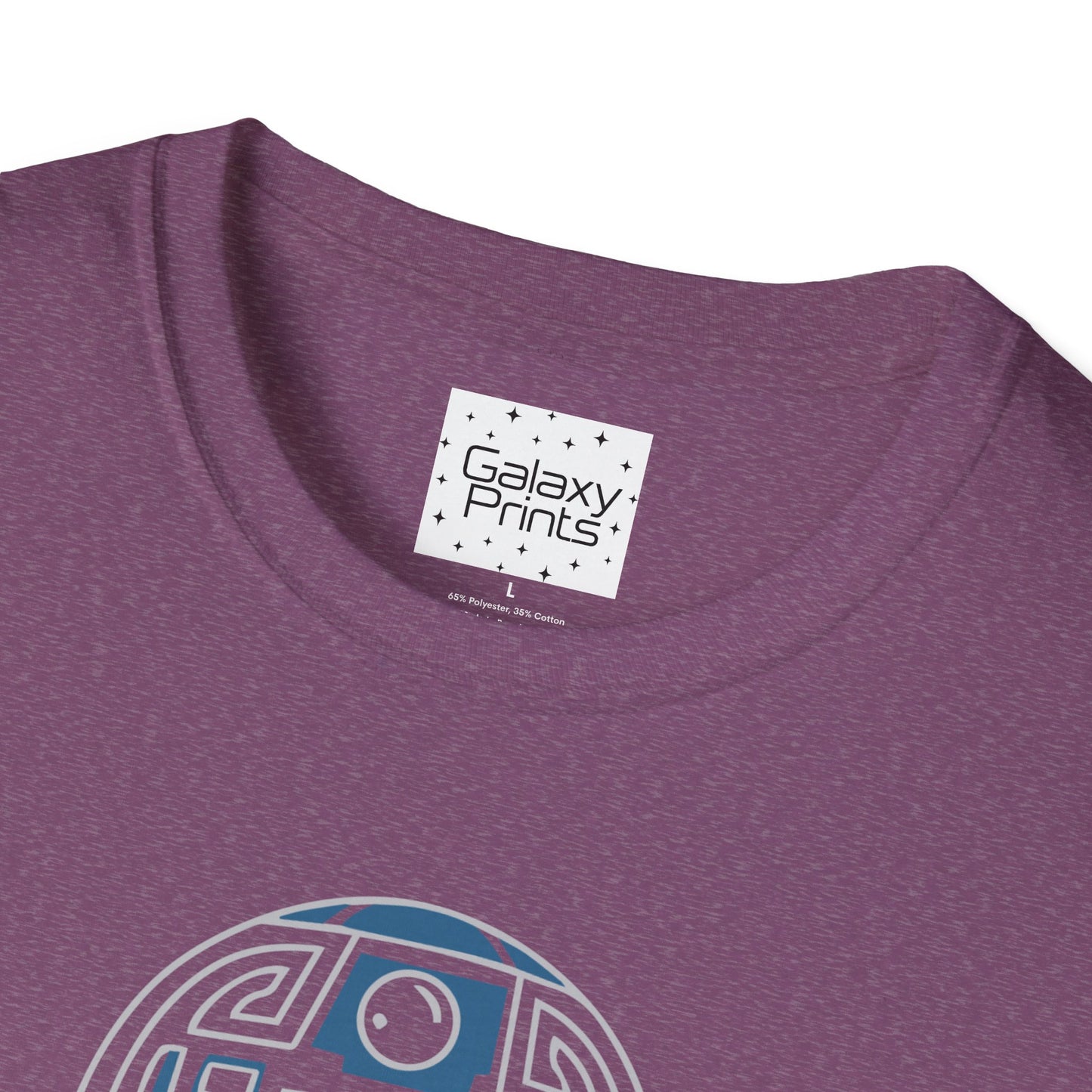 Star Wars Inspired Unisex T-Shirt - R2 D2 Digital Outline Framework Graphic Tee