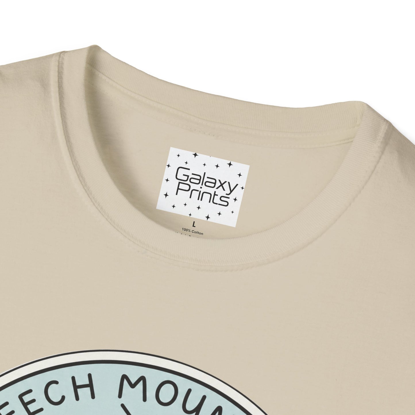 Beech Mountain NC Ski Lift Cartoon T-Shirt — Mountain Cabin & River Outdoor Cartoon Graphic Tee