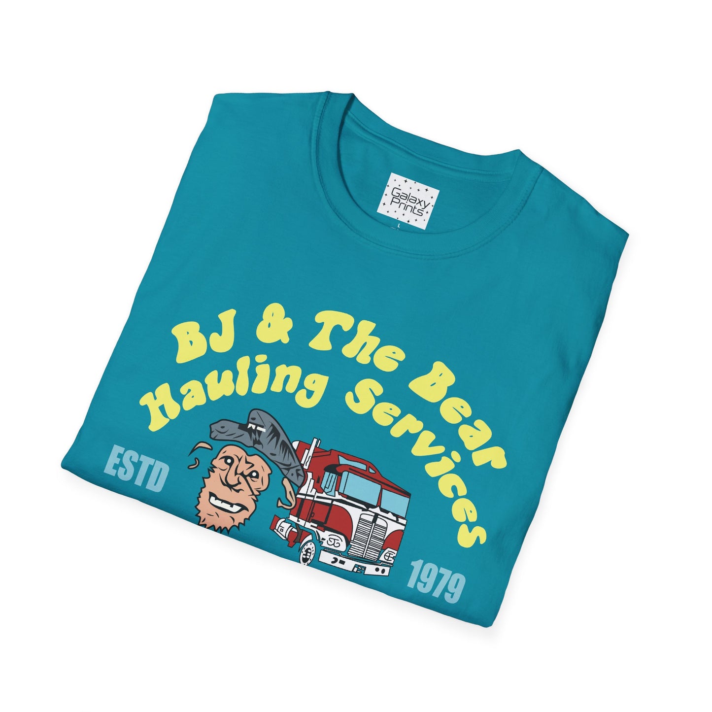 Unisex T-Shirt - Truck Driver BJ and Bear Design - POP Culture