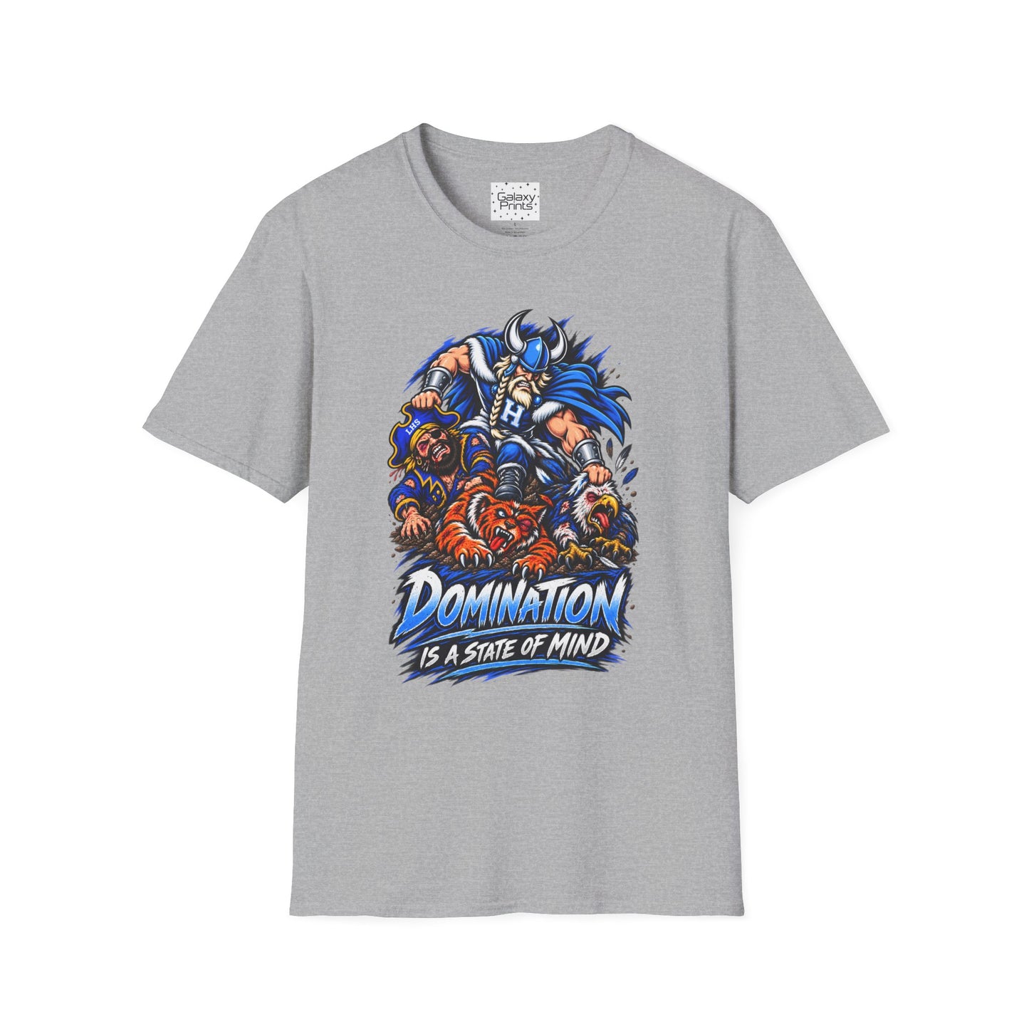Unisex T-Shirt - Hoggard Vikings Inspired - 'Domination is a State of Mind' - over our rivals