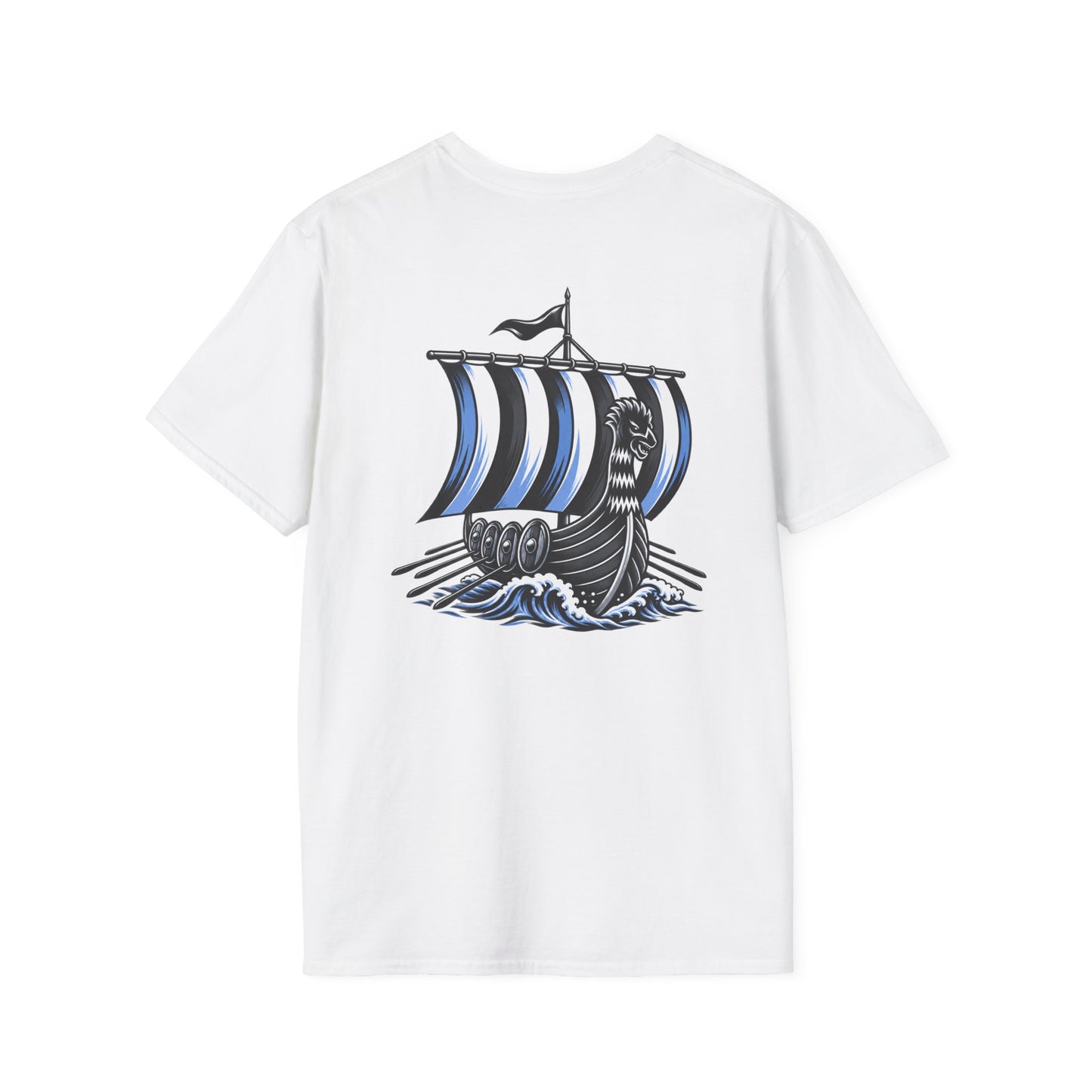 Hoggard - H w/ Axes T-Shirt – Blue 'H' with Crossed Battle Axes Graphic Spirit Tee