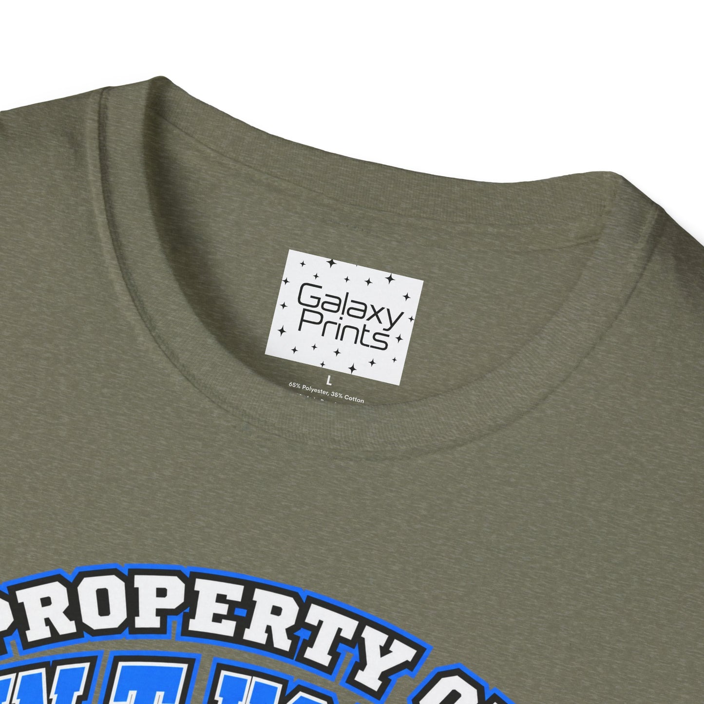 Property of JTH Vikings T‑Shirt 5XL — Viking in Power Circle back - Hoggard School Spirit Tee