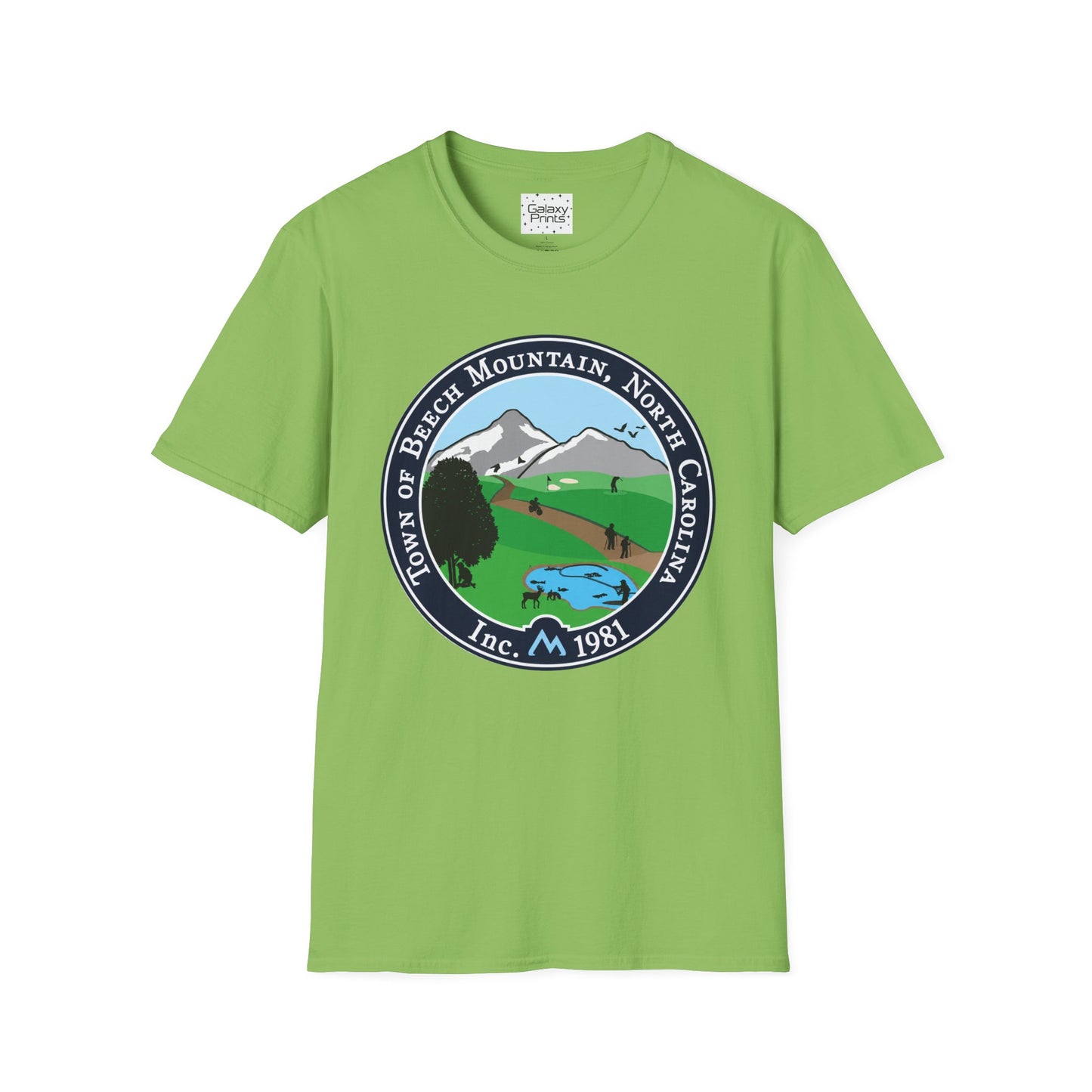 The Town of Beech Mountain, North Carolina Seal T-Shirt — Scenic Mountain Town Tee