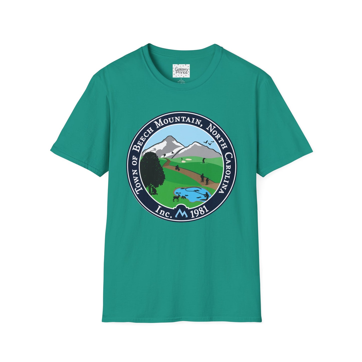 The Town of Beech Mountain, North Carolina Seal T-Shirt — Scenic Mountain Town Tee