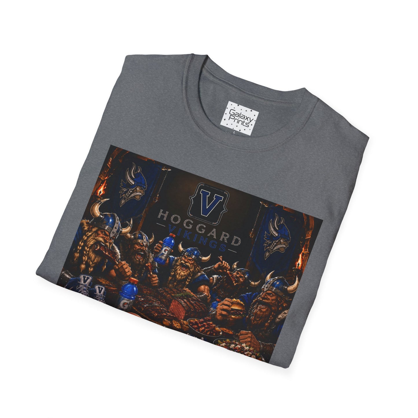 Vikings Basketball Feast T‑Shirt — Hoggard School Spirit Tee - Men's Baseball