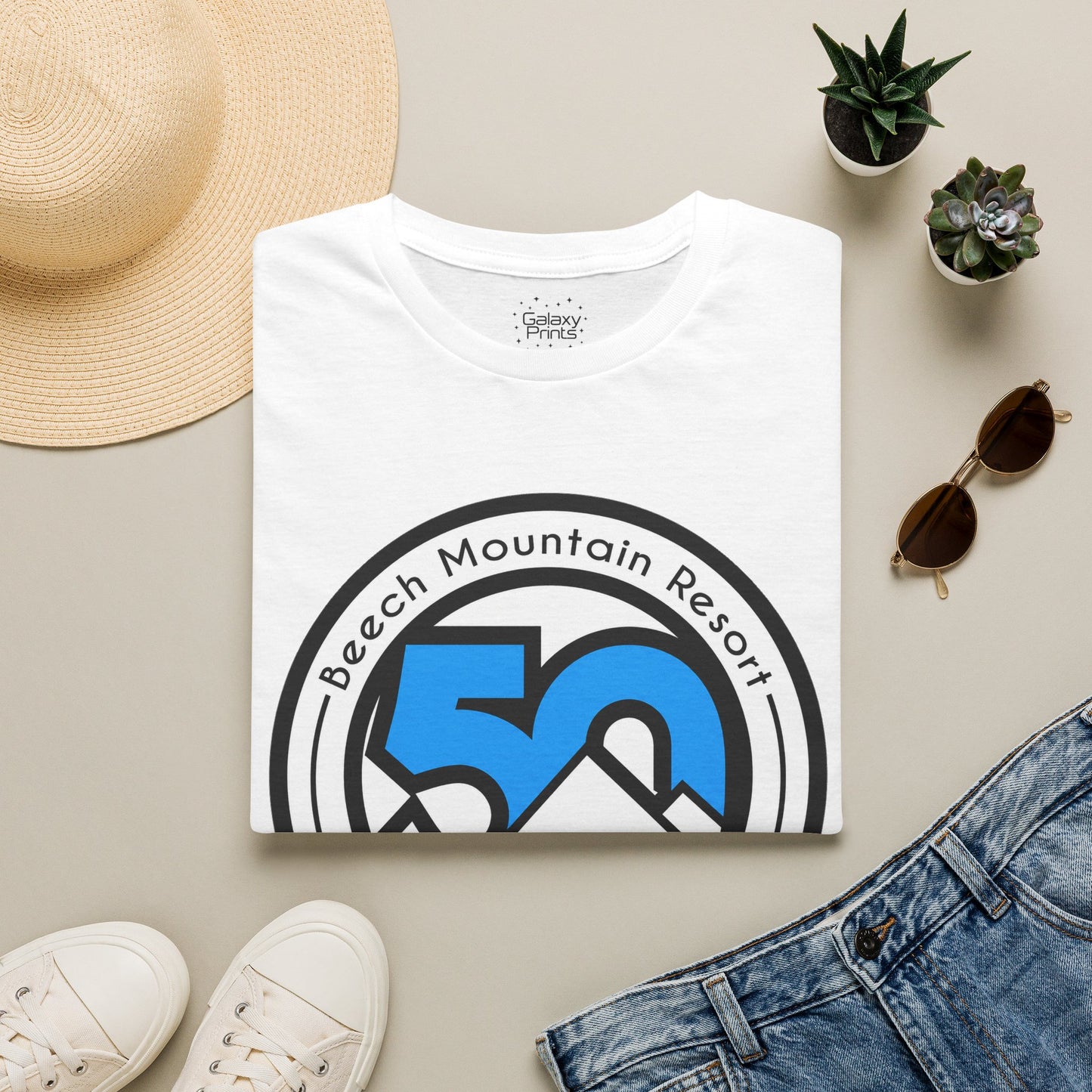 50 yr Resort Anniversary T-Shirt — Beech Mountain Resort 50 "Years on Top"