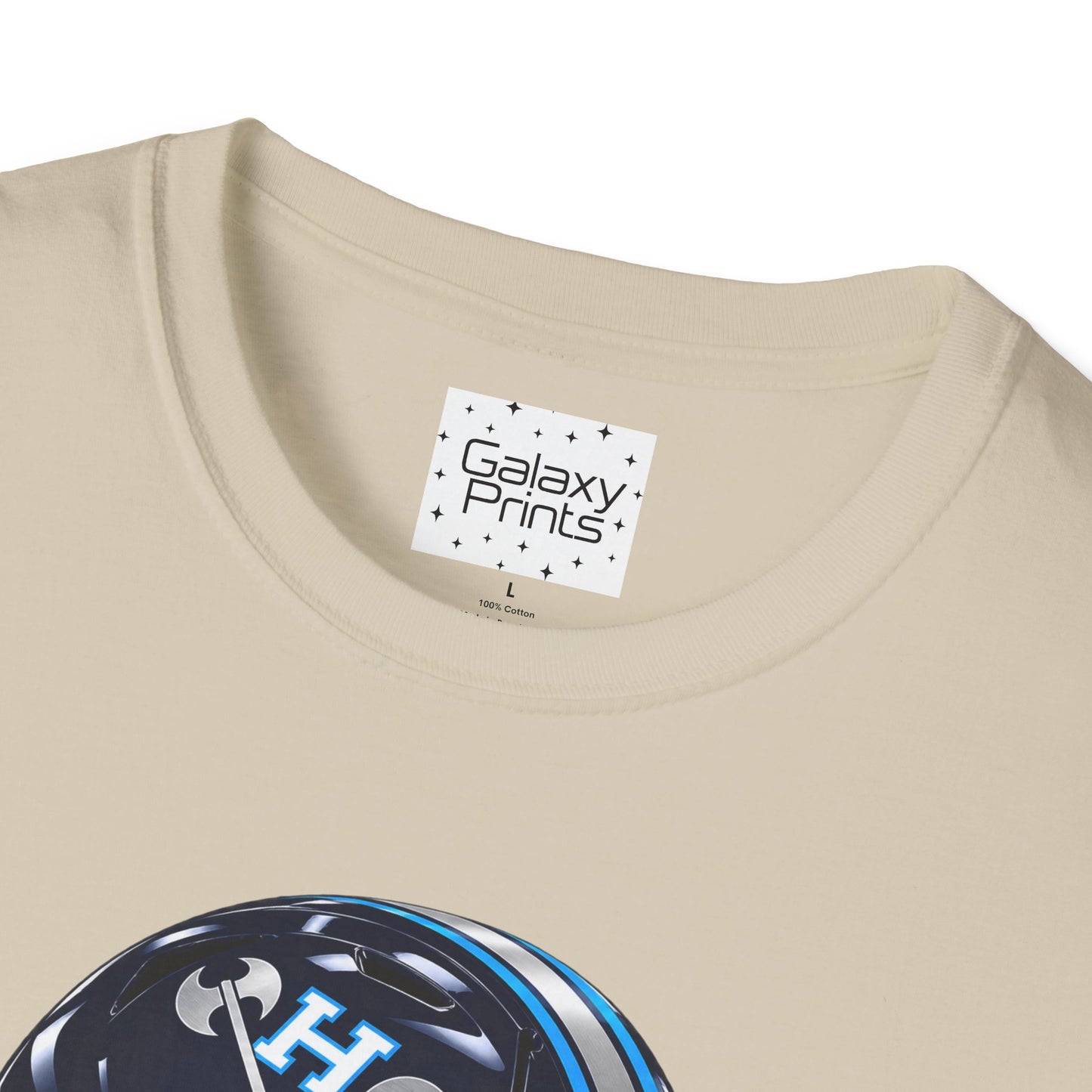 Unisex T-Shirt - Hoggard Vikings Inspired - Hoggard helmet and 'Domination is a State of Mind' - over our rivals