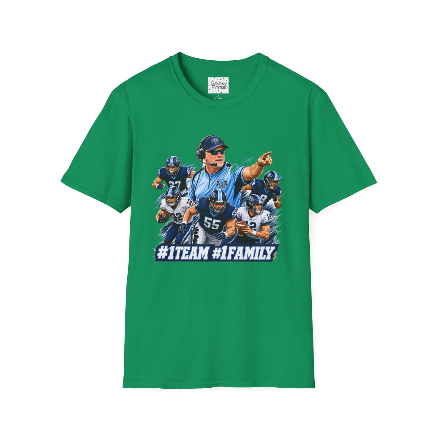 Hoggard Vikings Inspired - 1TEAM 1FAM -2  - Viking Helmet - Unisex T-Shirt 2