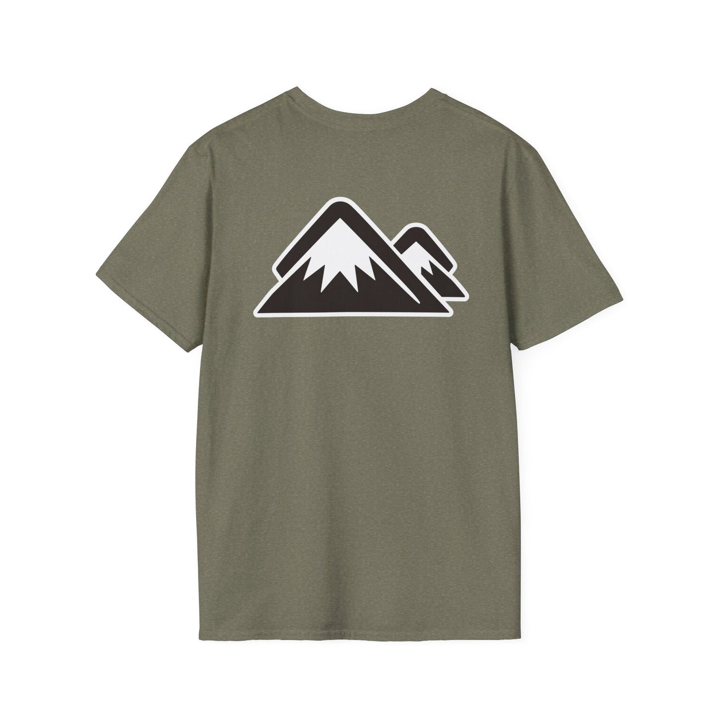 Ski Patrol Beech Mountain Retro T-Shirt — Beech Mountain Ski Patrol with Mountains on the back- logo Tee