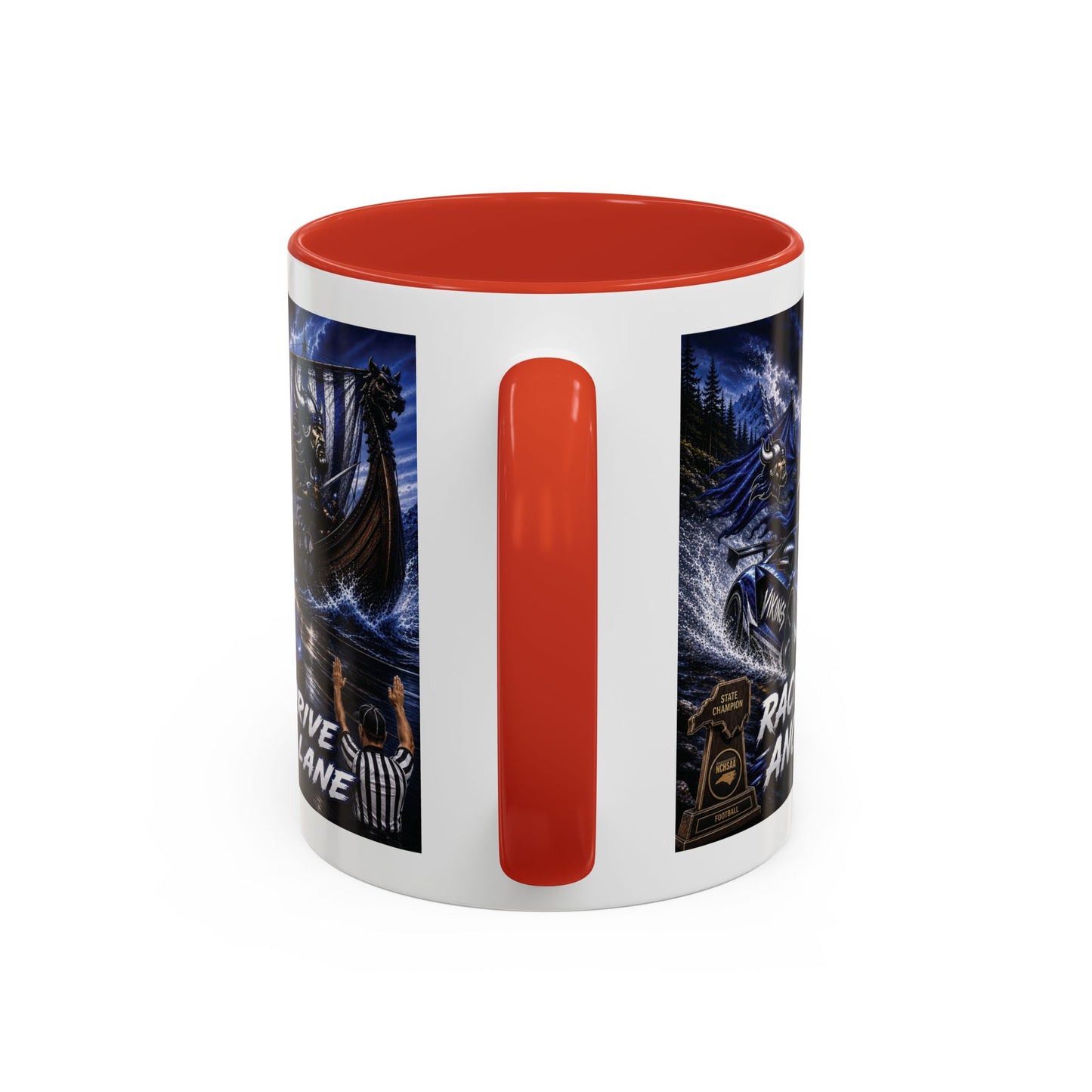 Hoggard Vikings Stylish Accent Coffee Mug  "Race to another Ship" and "Dive in the fast lane"- Perfect for Daily Brew & Gifts