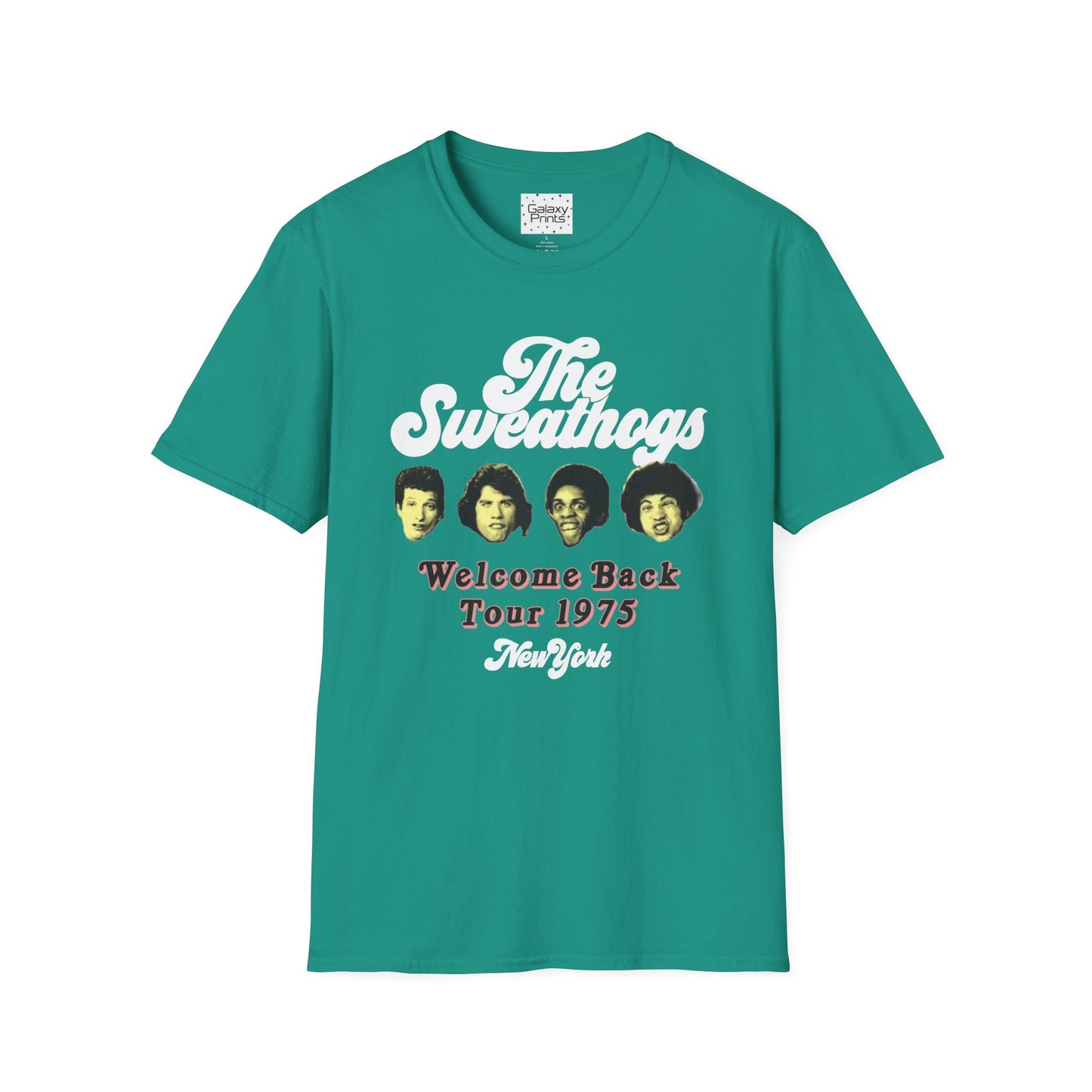 Unisex T-Shirt - POP Culture - 'The Sweathogs - From the Hit TV Sitcom Welcome Back Kotter' Arnold Horshack, Juan Epstein, Frieddie "Boom Boom" Washington, Vinnie Barbarino